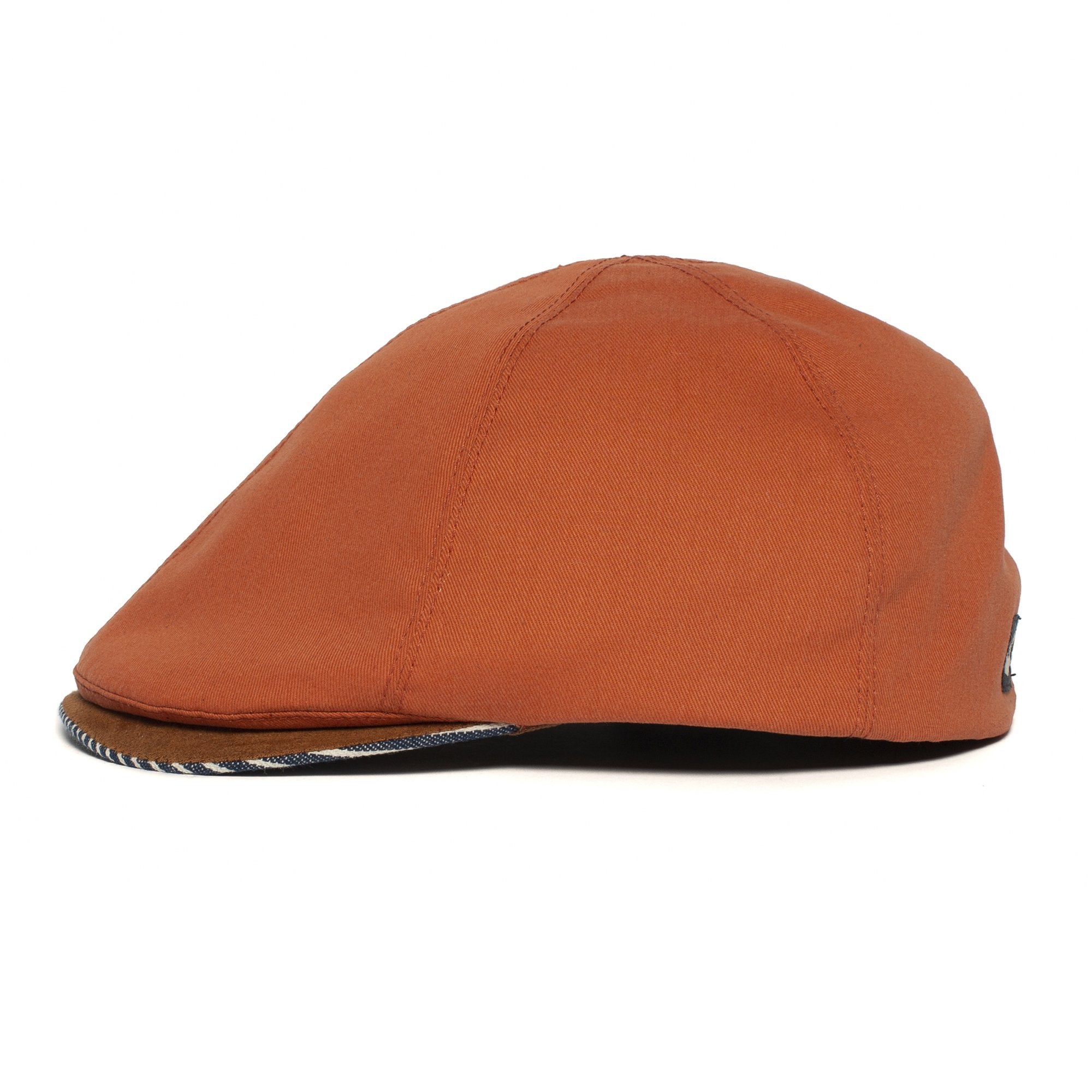 Goorin Bros. swamp water cotton 6 panel ivy flatcap Rust side view