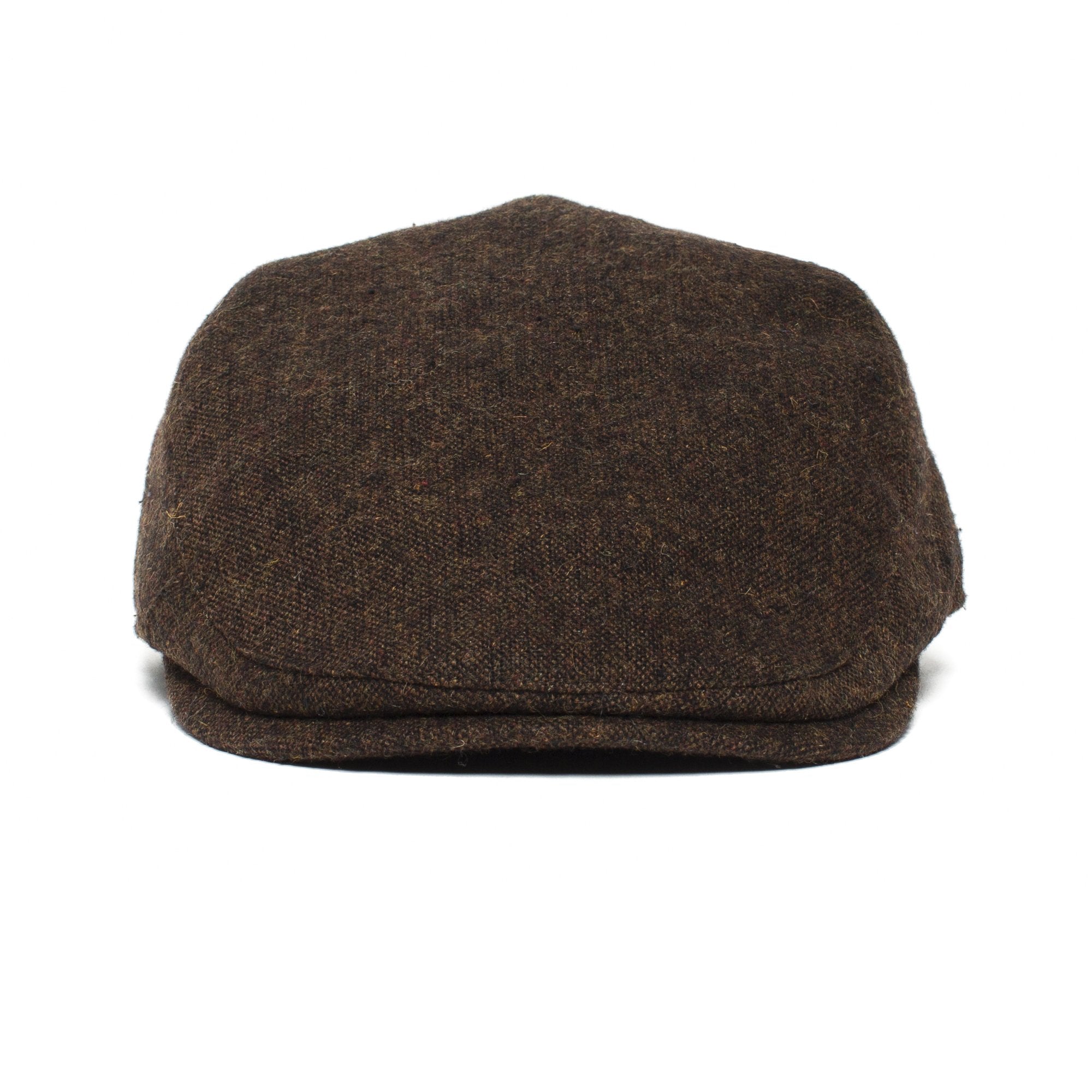 Goorin Bros. out of range polyester low profile ivy flatcap Brown front view