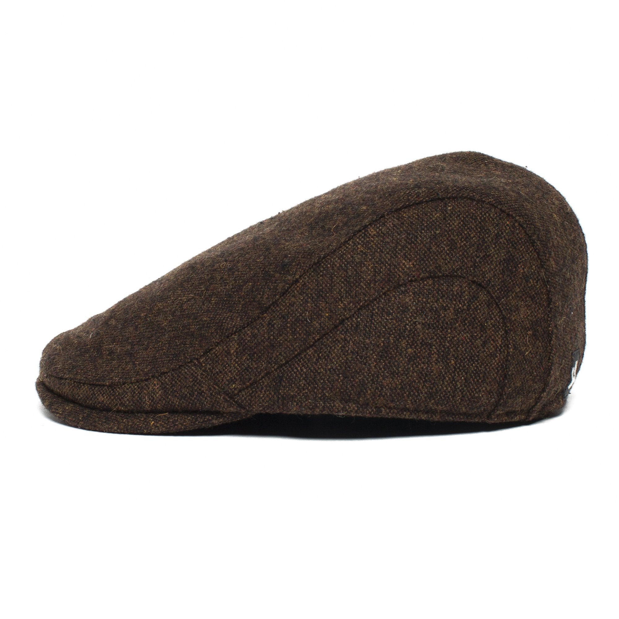 Goorin Bros. out of range polyester low profile ivy flatcap Brown side view
