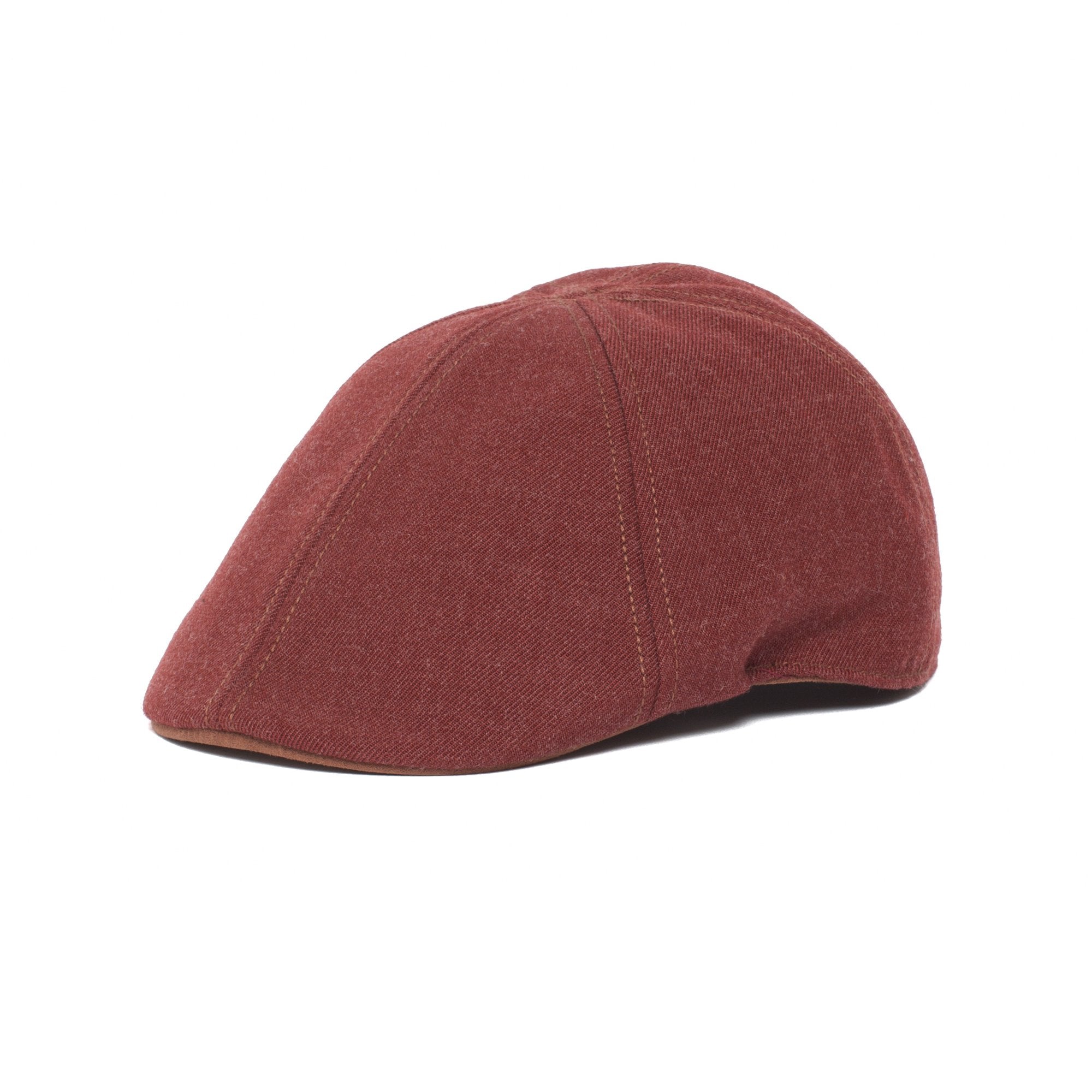 Goorin Bros. coastal town acrylic ivy flatcap Red left side view