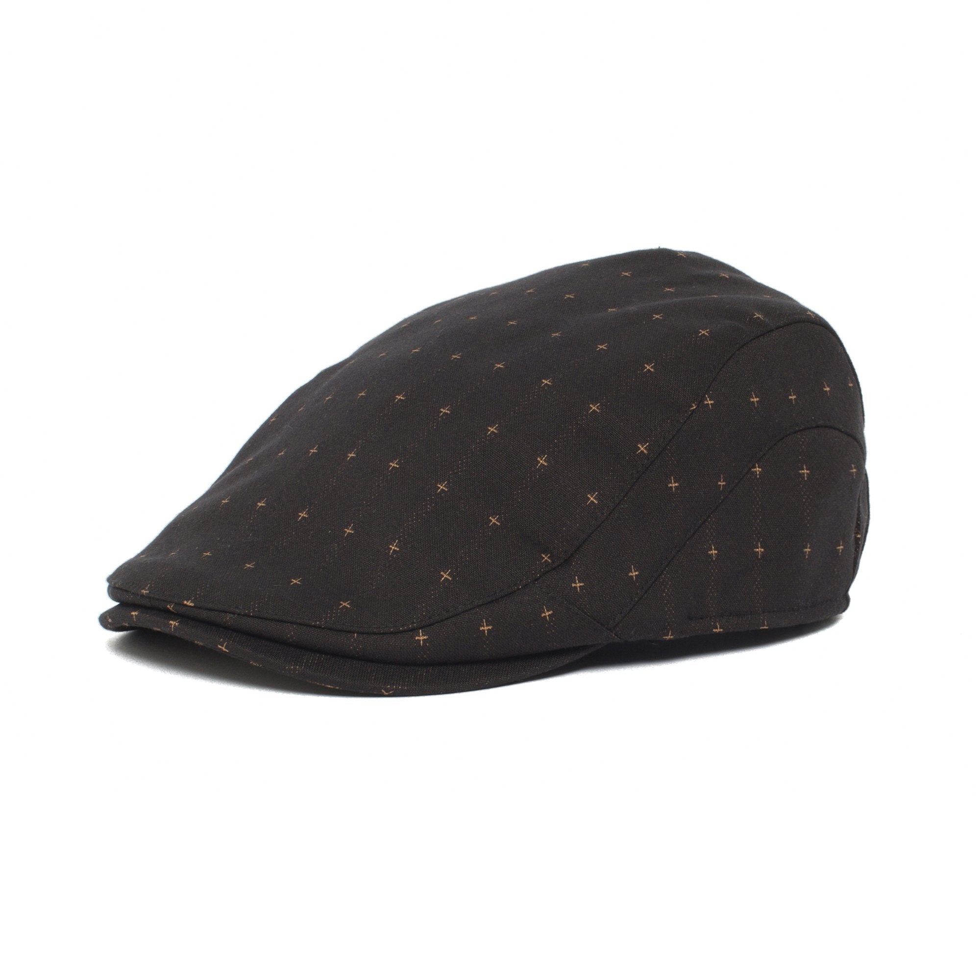 Goorin Bros. slo joe polyester low profile ivy flatcap Brown left side view