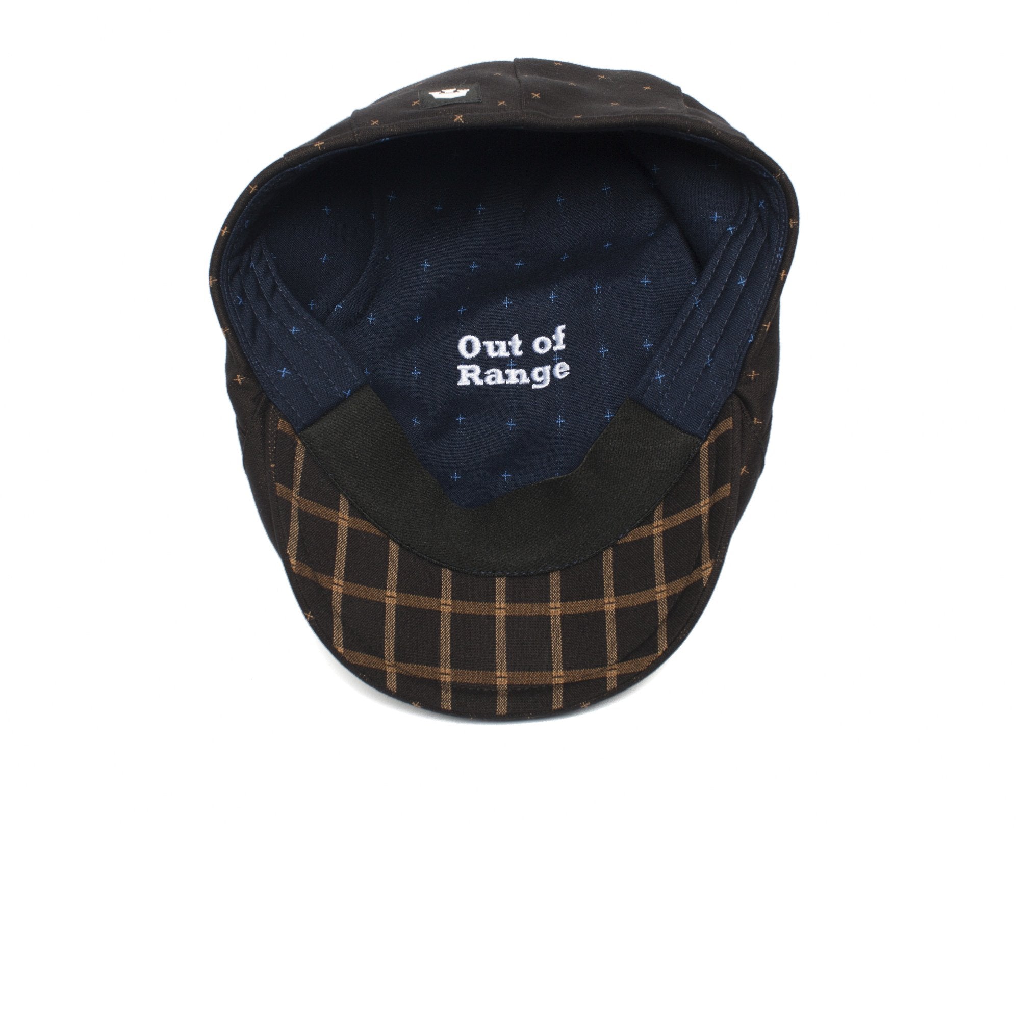 Goorin Bros. slo joe polyester low profile ivy flatcap Brown under view