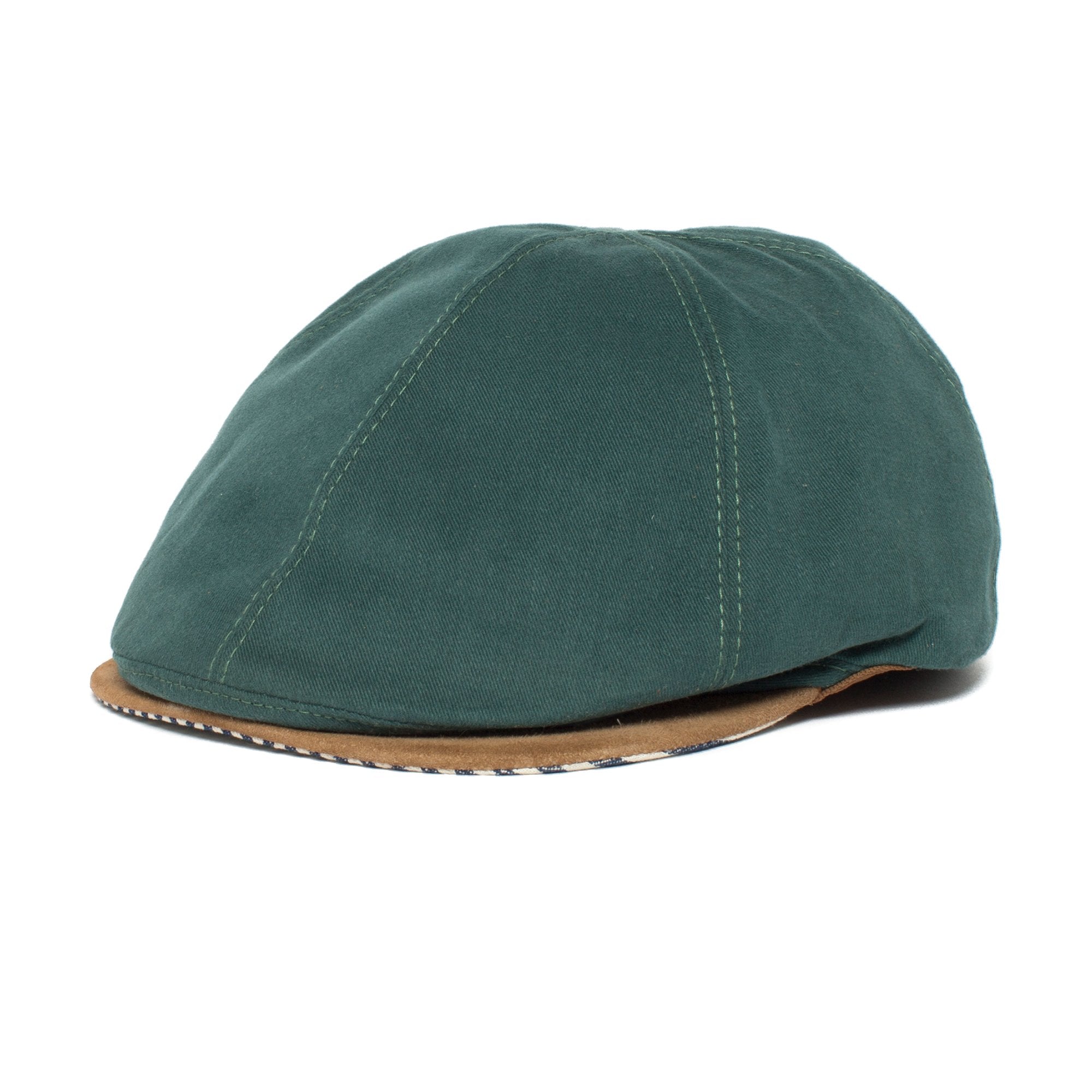 Goorin Bros. swampy cotton 6 panel ivy flatcap Teal left side view