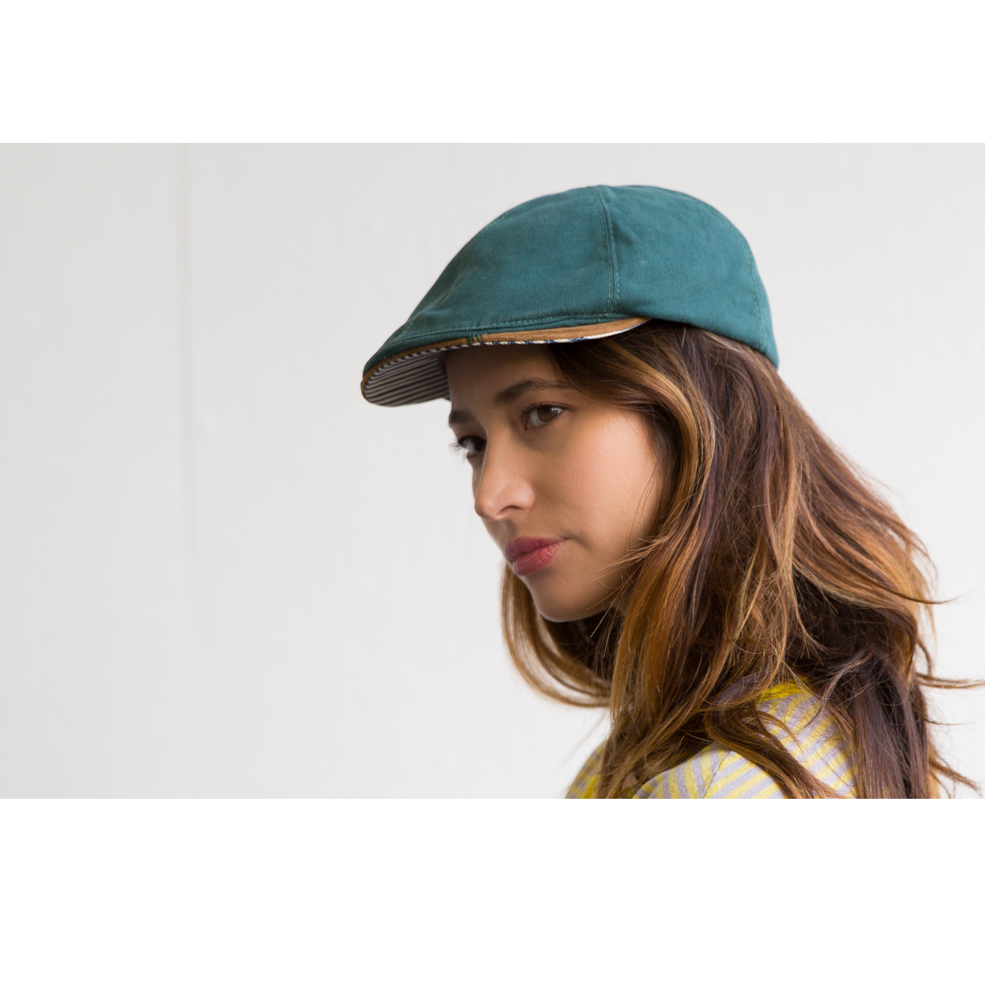 Goorin Bros. Swampy Teal Duckbill Ivy womens styling