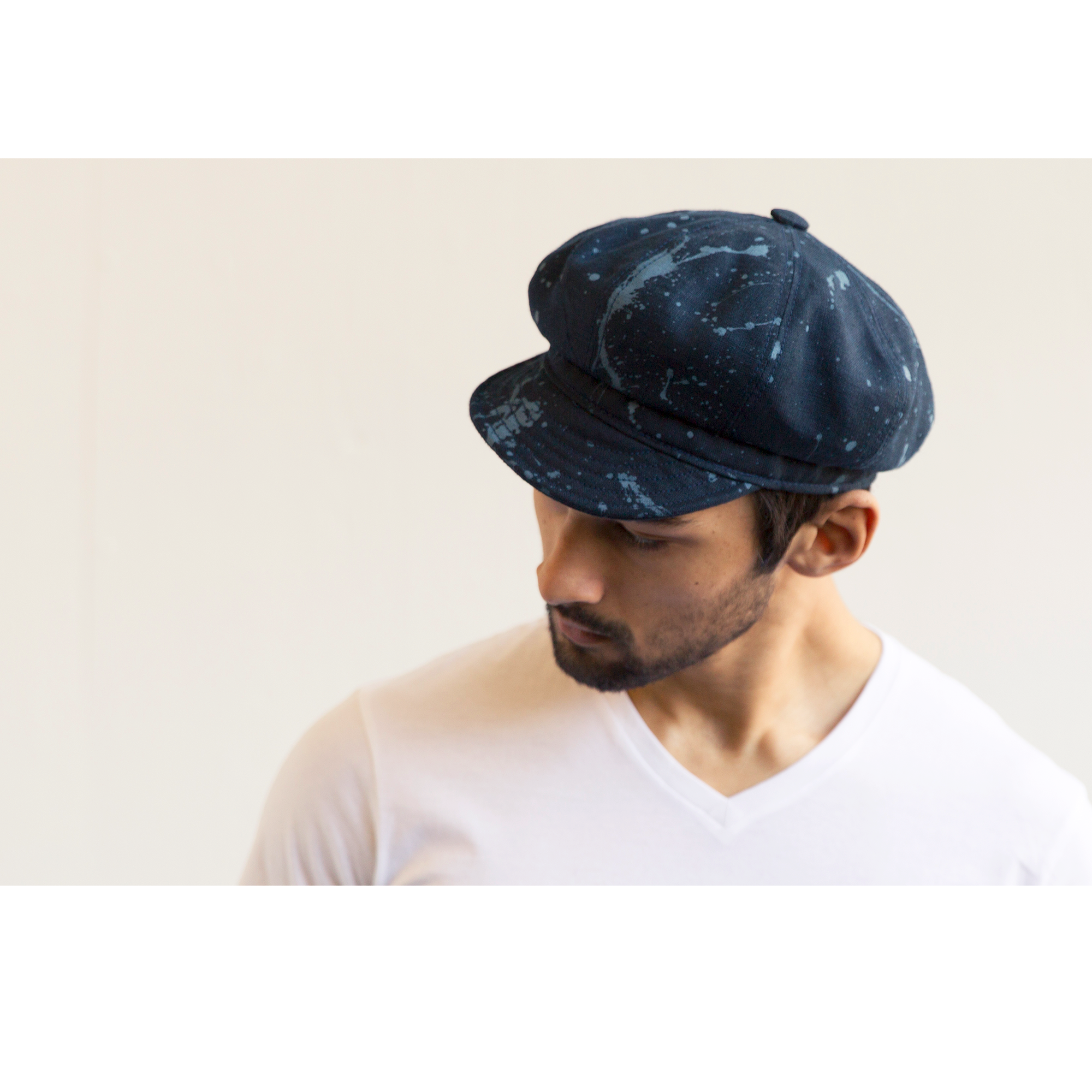 Goorin Bros. End of the World Navy Cabbie mens styling