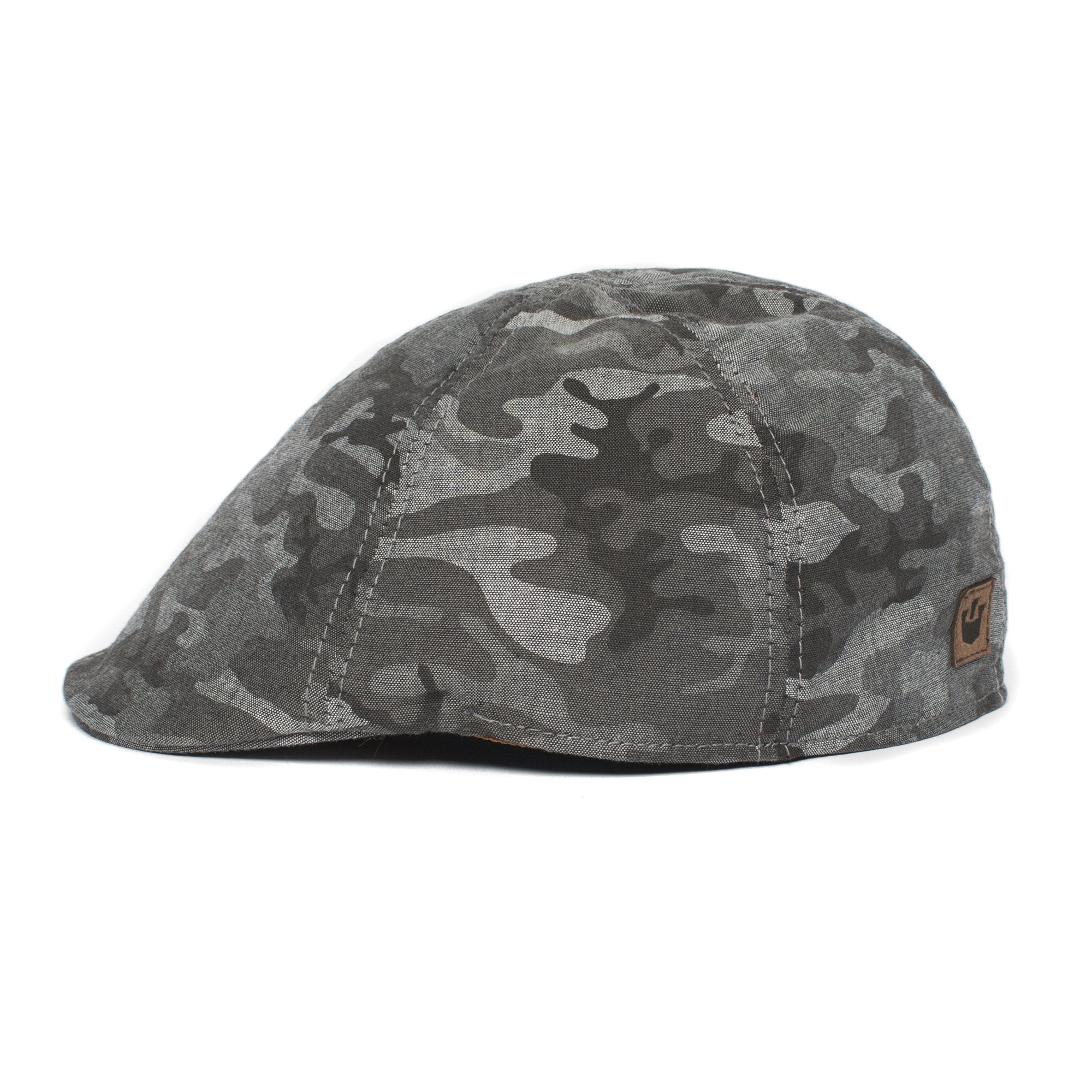 Goorin Bros. oceanside blvd cotton 6 panel duckbill flatcap Black side view