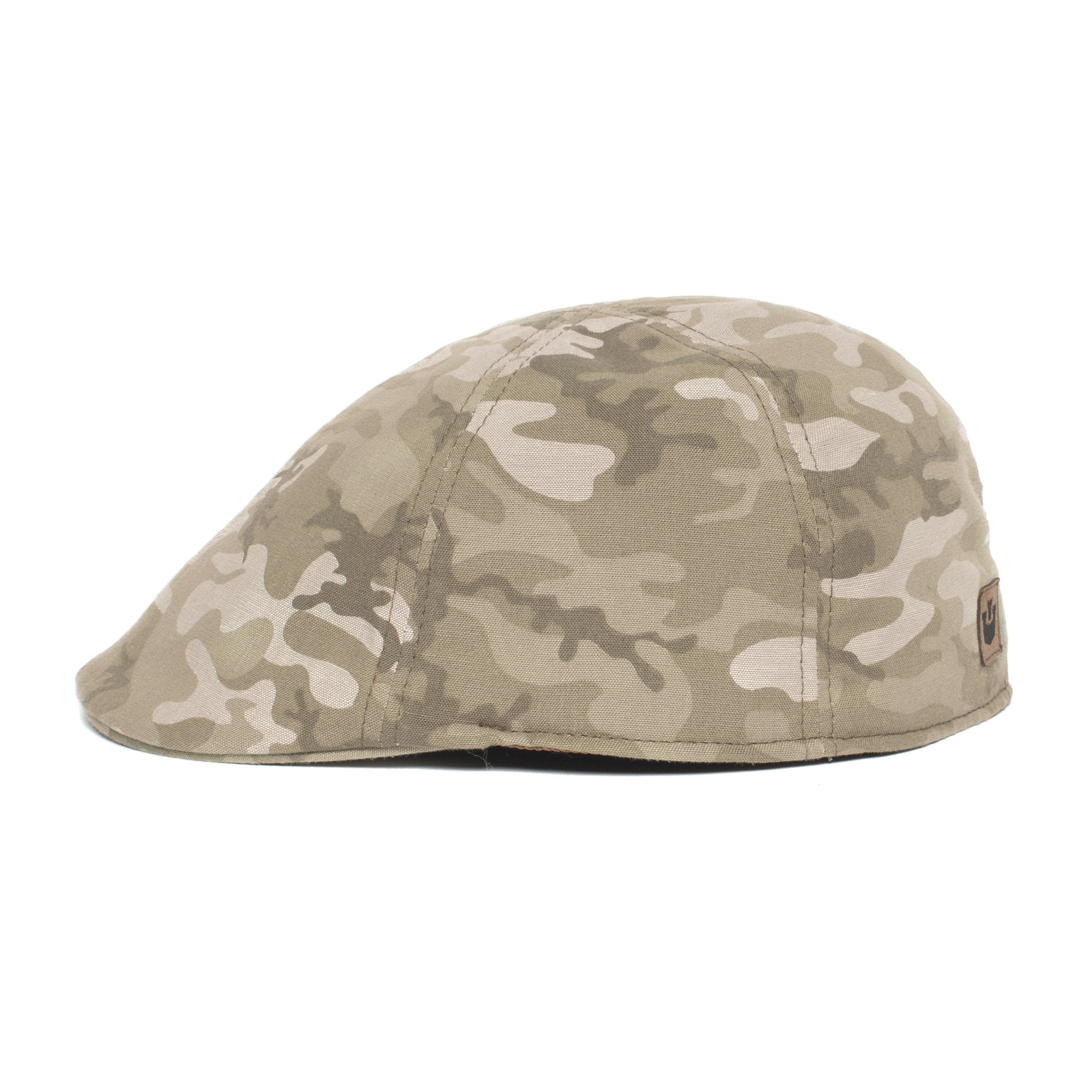 Goorin Bros. oceanside blvd cotton 6 panel duckbill flatcap Olive side view