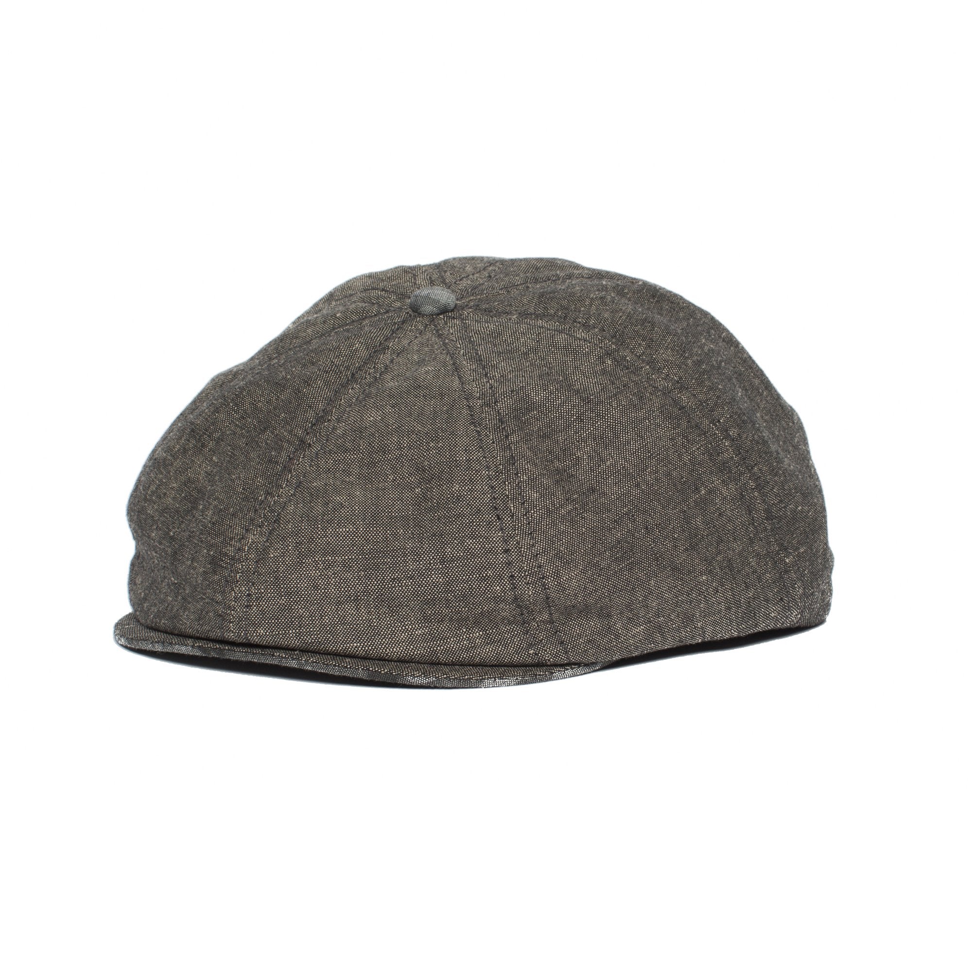 Goorin Bros. breakwater bay linen gatsby flatcap Black left side view