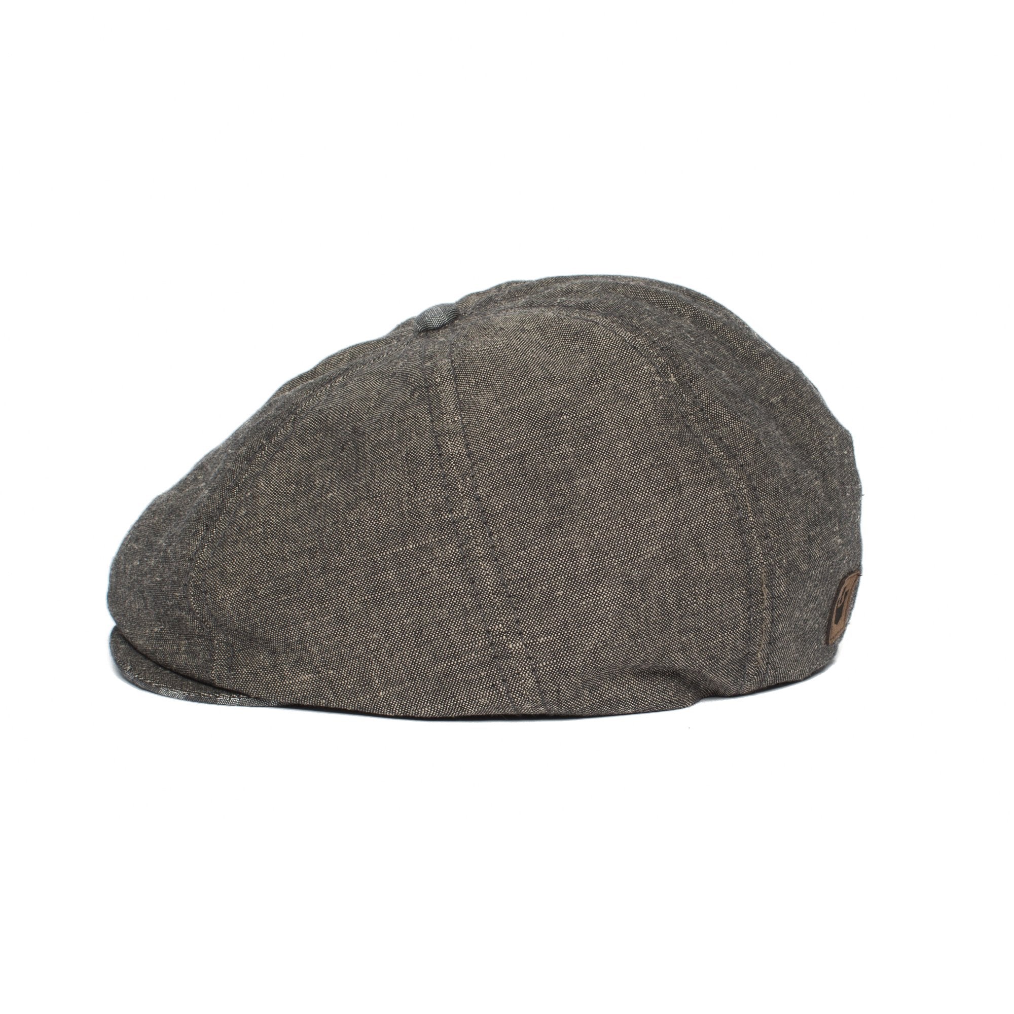 Goorin Bros. breakwater bay linen gatsby flatcap Black side view