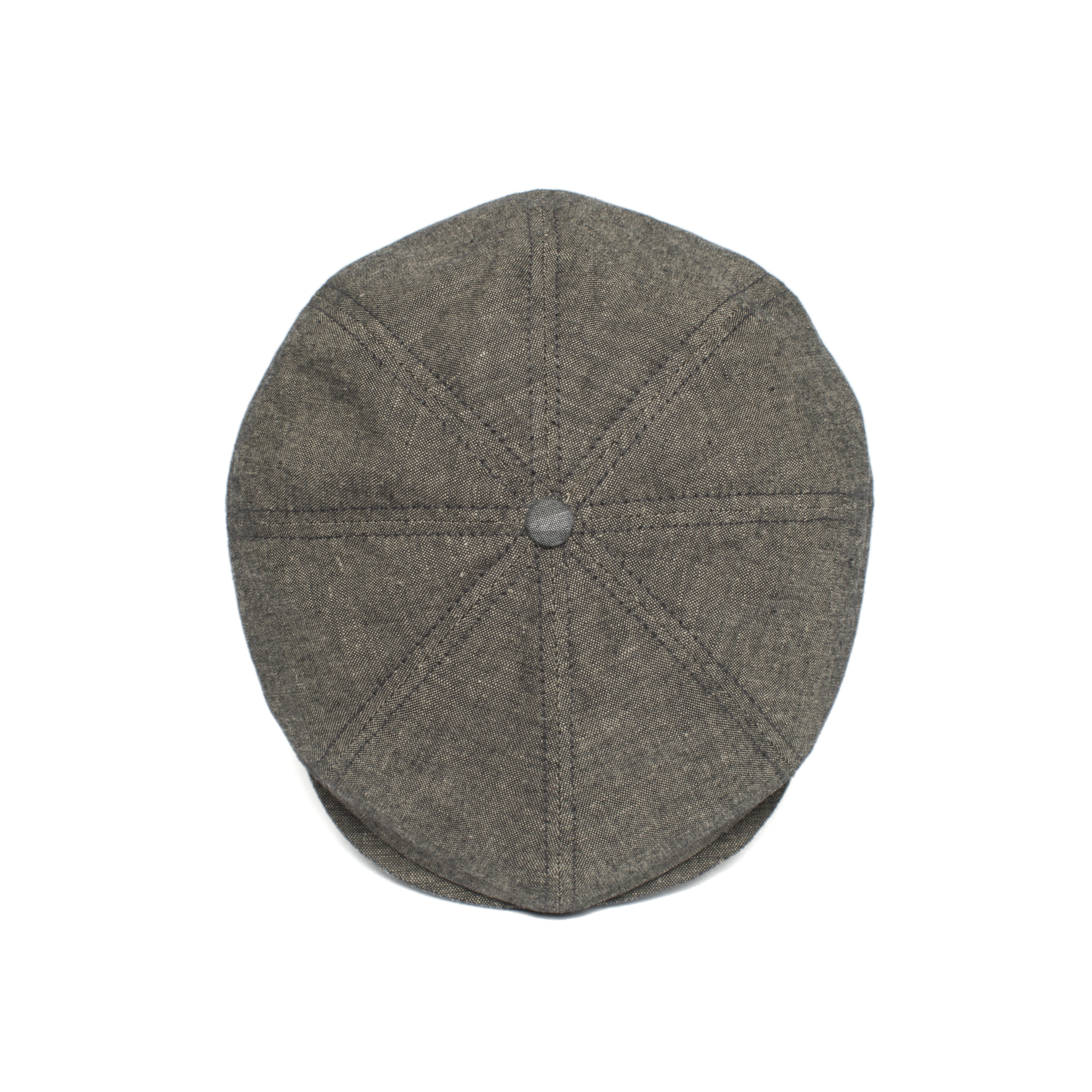 Goorin Bros. breakwater bay linen gatsby flatcap Black top view