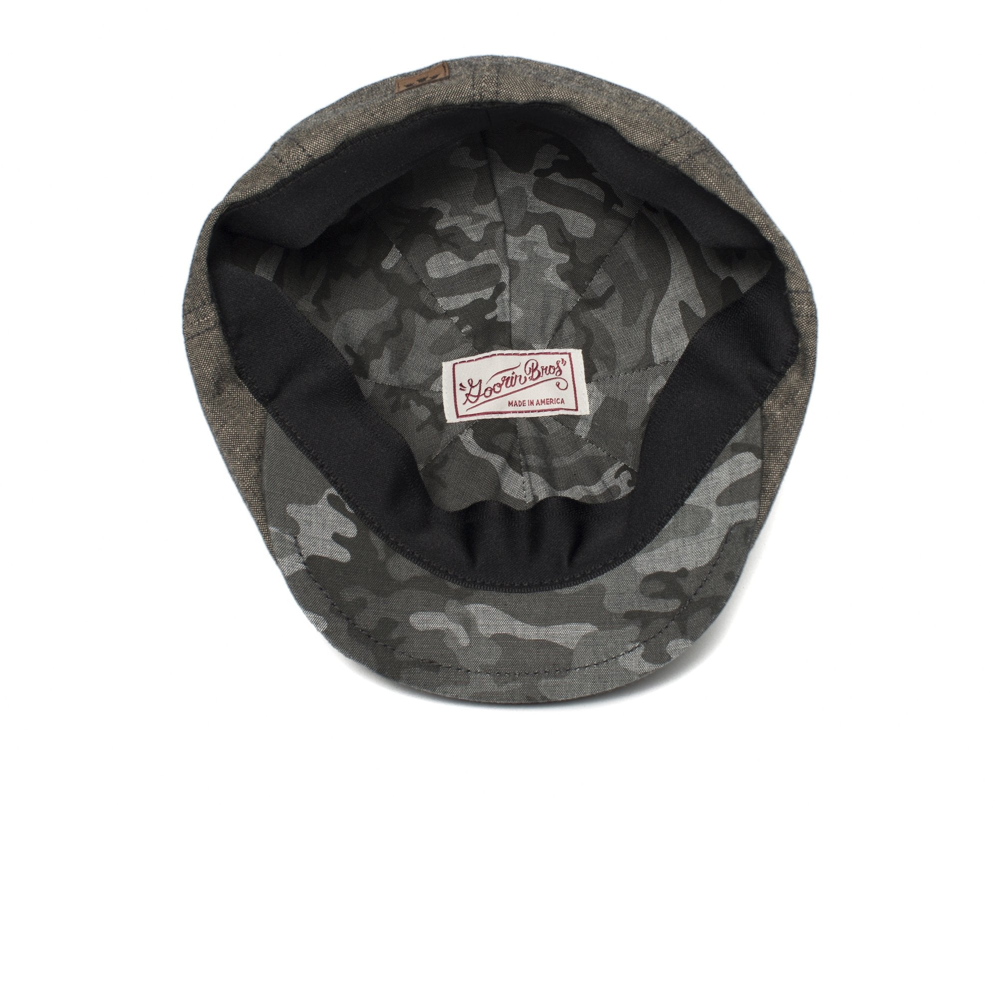 Goorin Bros. breakwater bay linen gatsby flatcap Black under view