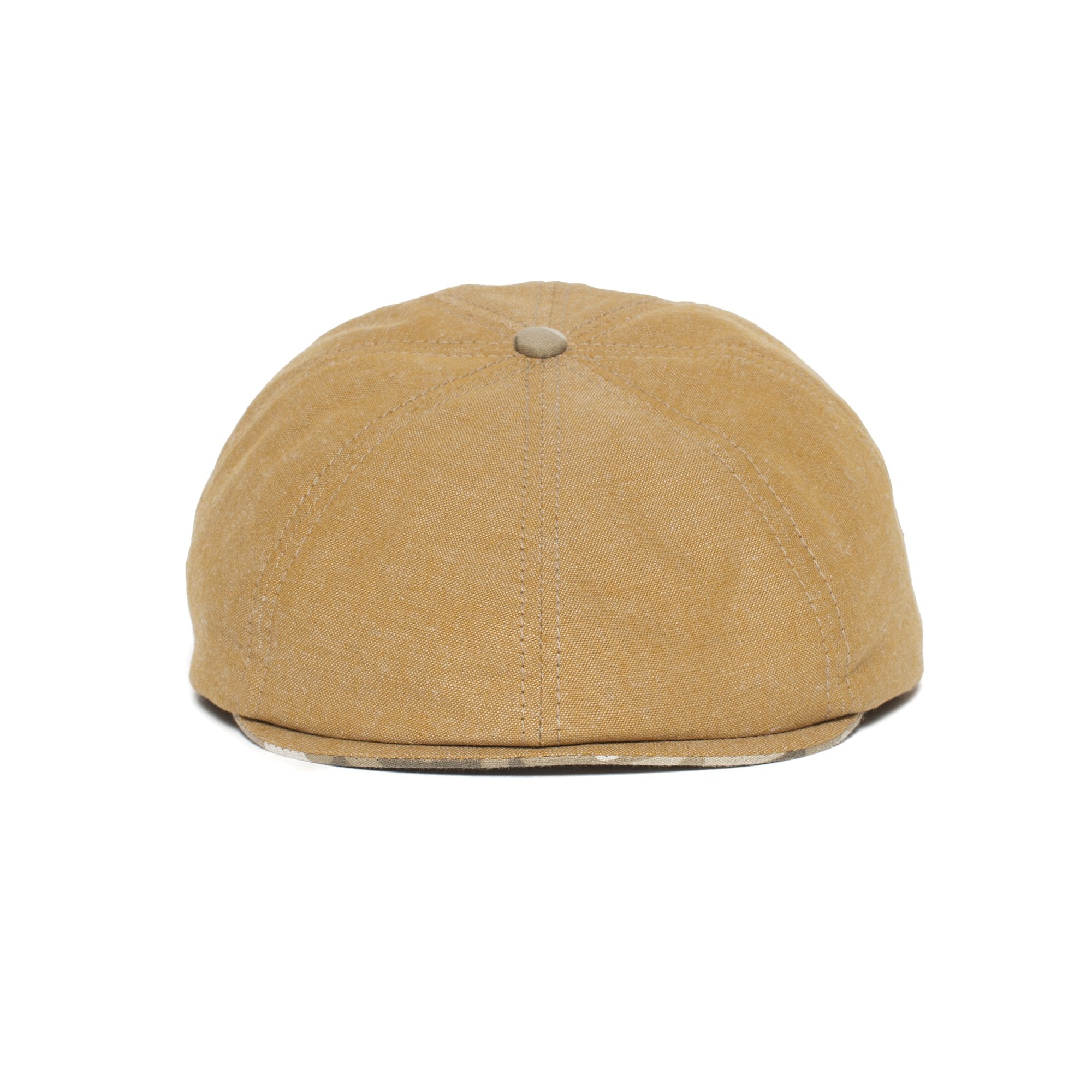 Goorin Bros. breakwater bay linen gatsby flatcap Tan front view