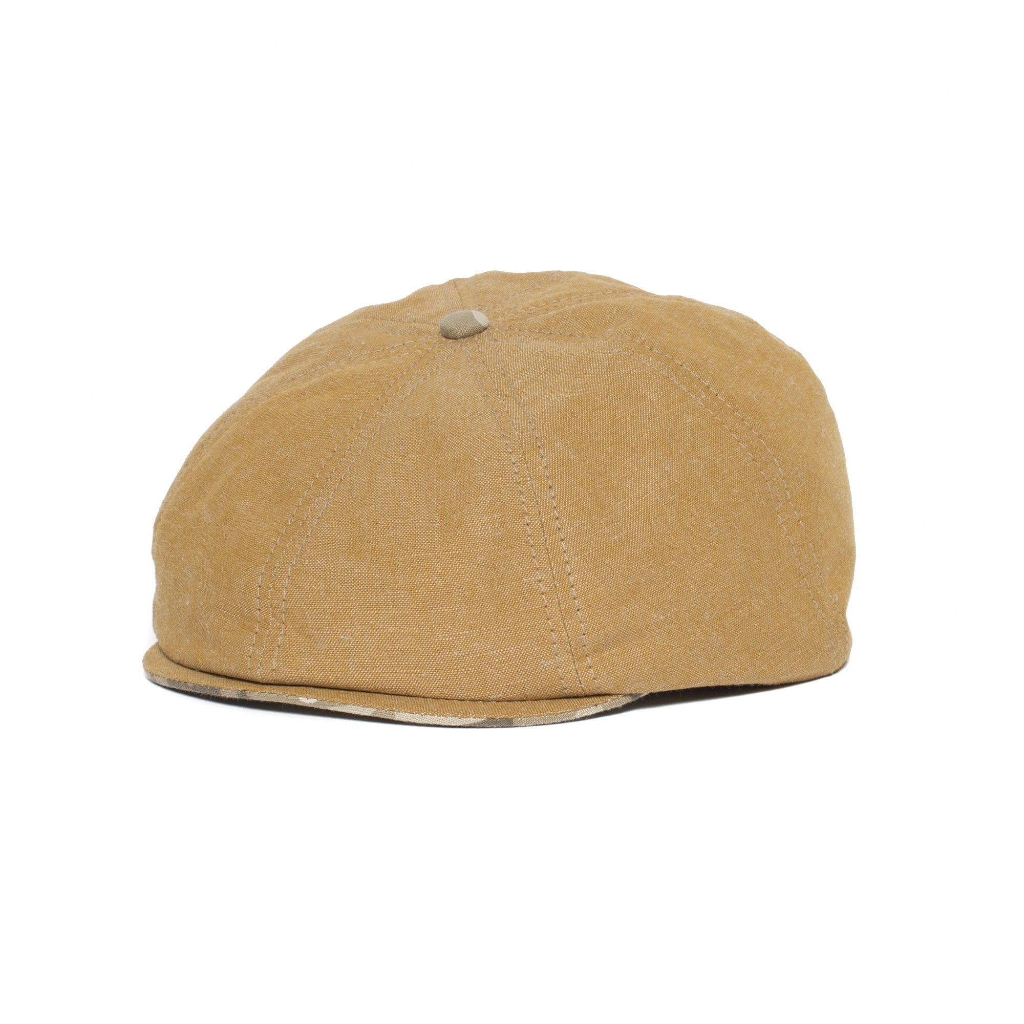 Goorin Bros. breakwater bay linen gatsby flatcap Tan left side view