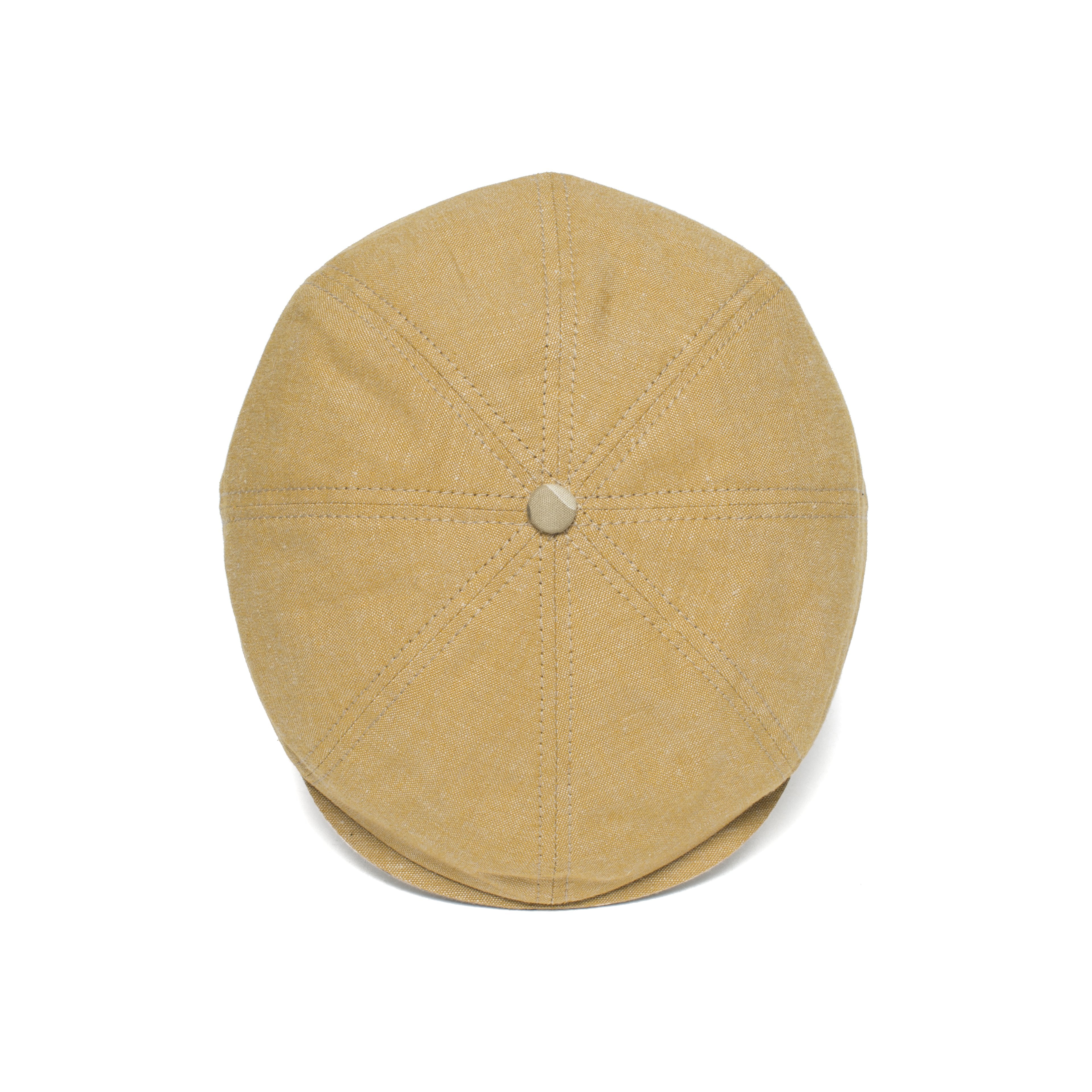 Goorin Bros. breakwater bay linen gatsby flatcap Tan top view