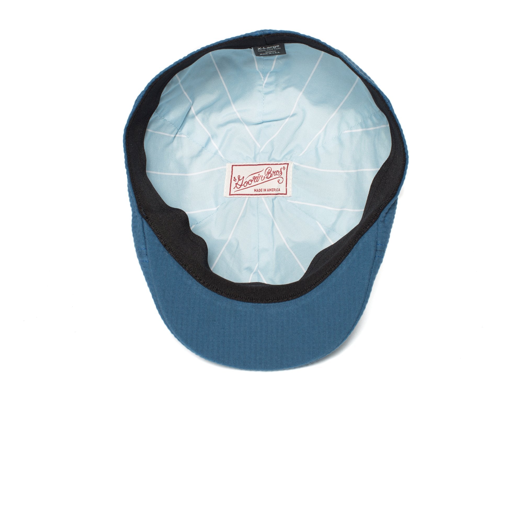 Goorin Bros. wychmere harbor cotton 6 panel duckbill flatcap Blue under view
