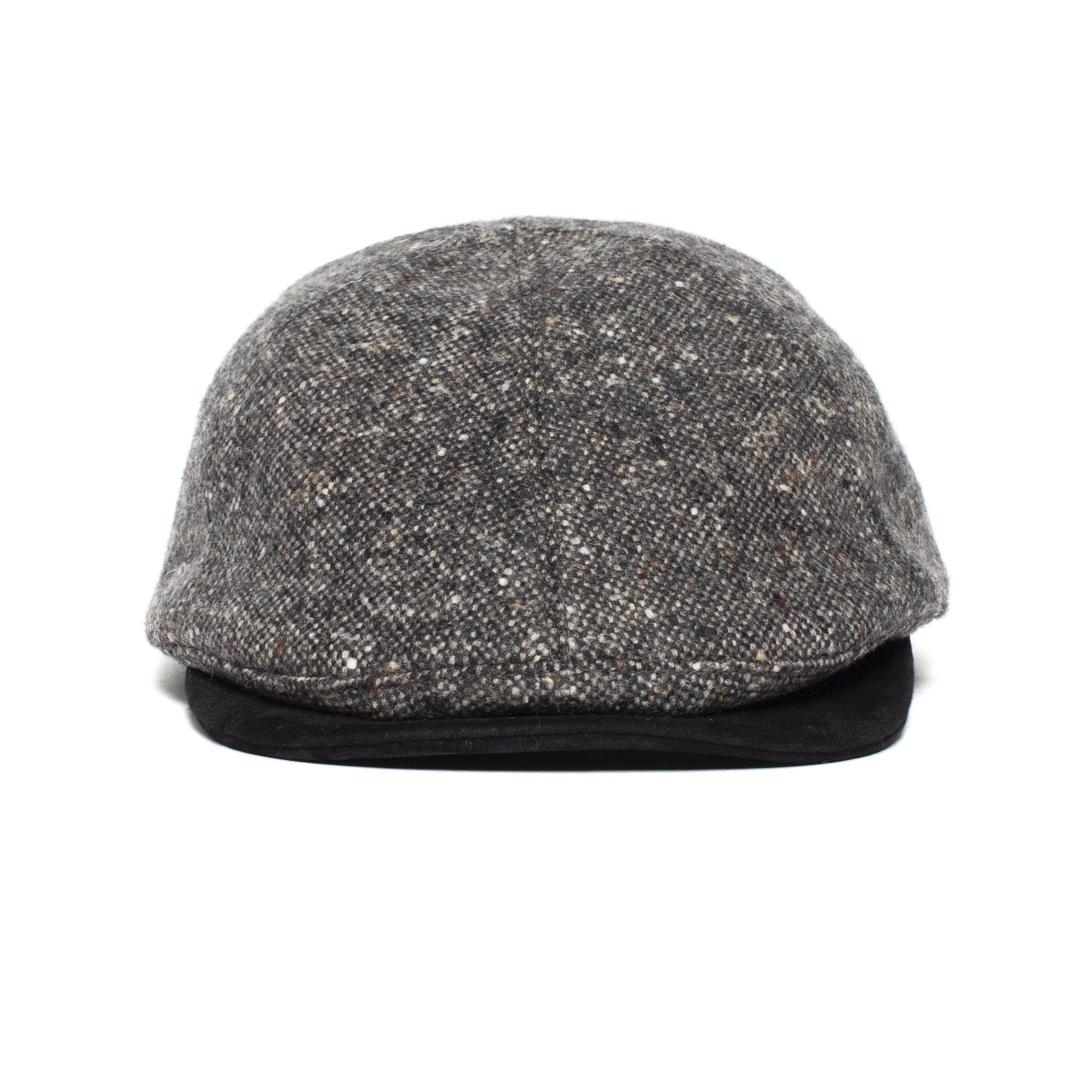 Goorin Bros. north point wool blend ivy flatcap Black front view