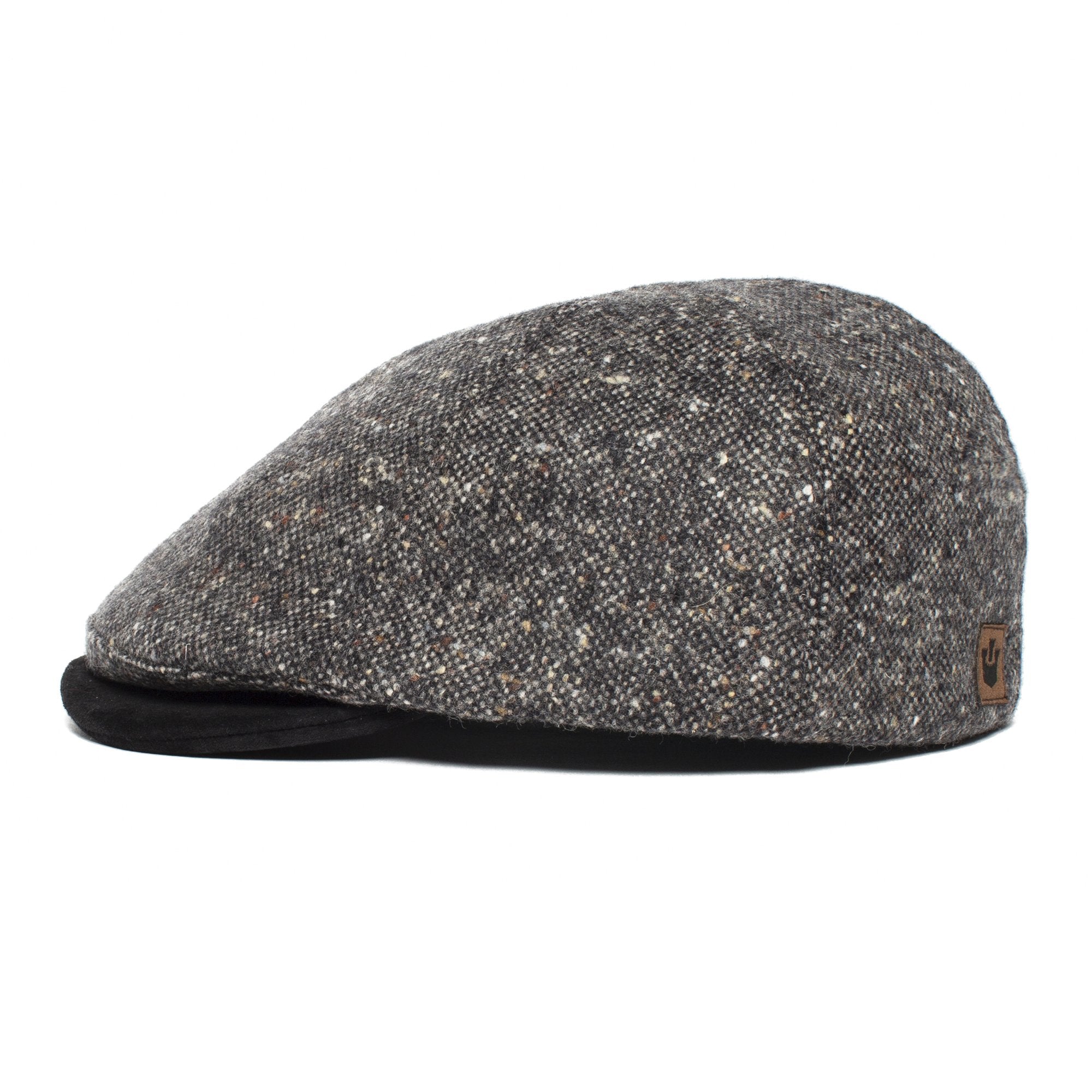 Goorin Bros. north point wool blend ivy flatcap Black side view