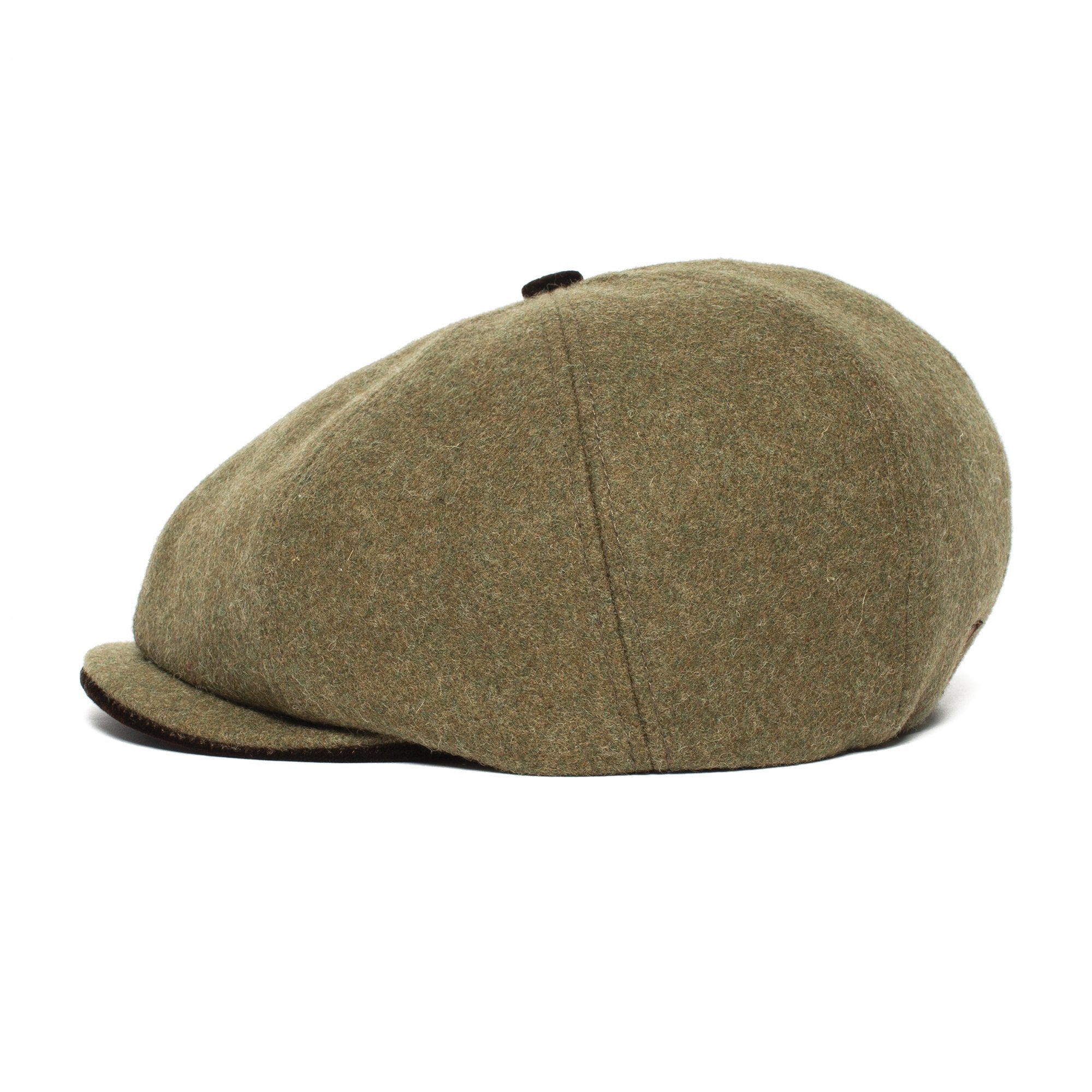 Goorin Bros. love and war wool blend gatsby flatcap Olive side view