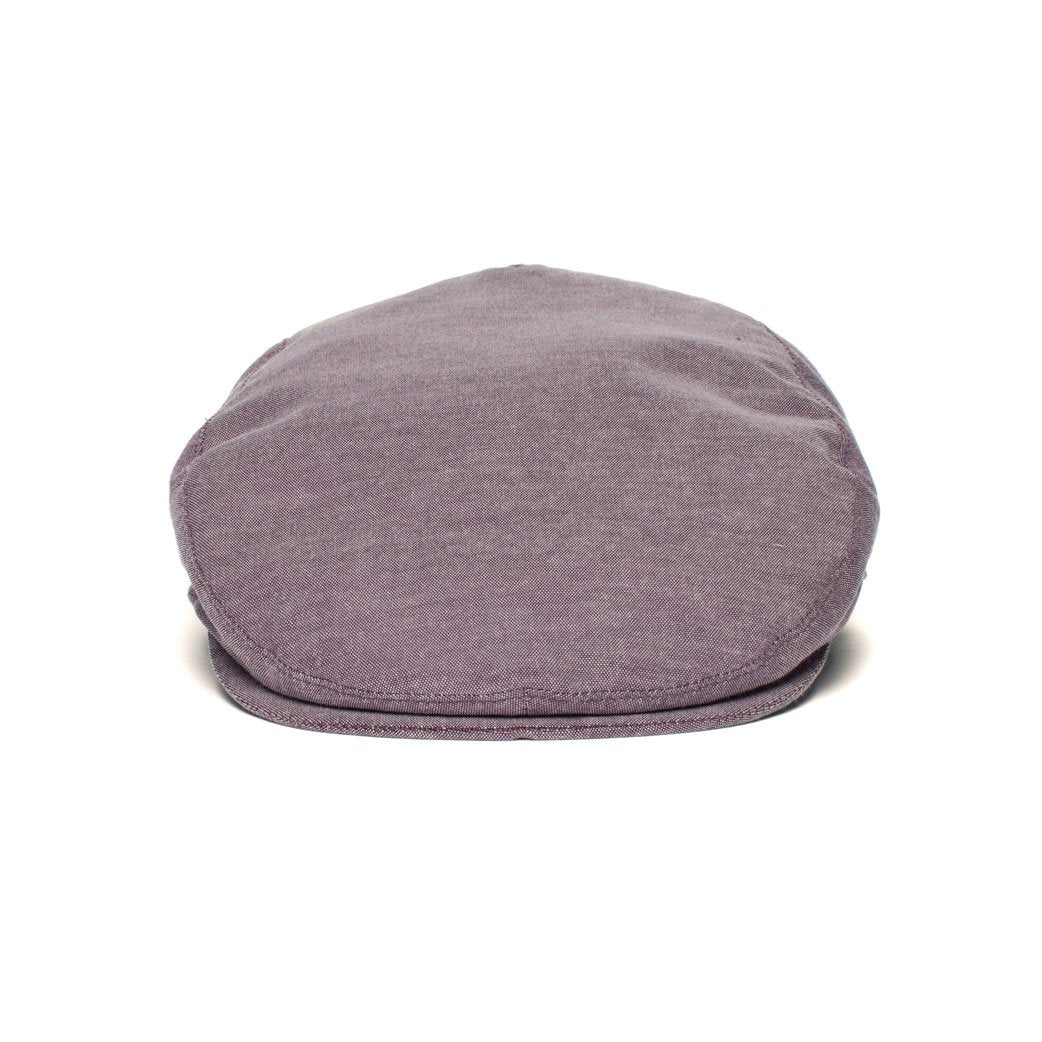 Goorin Bros. thunder roll cotton ivy flatcap Burgundy front view