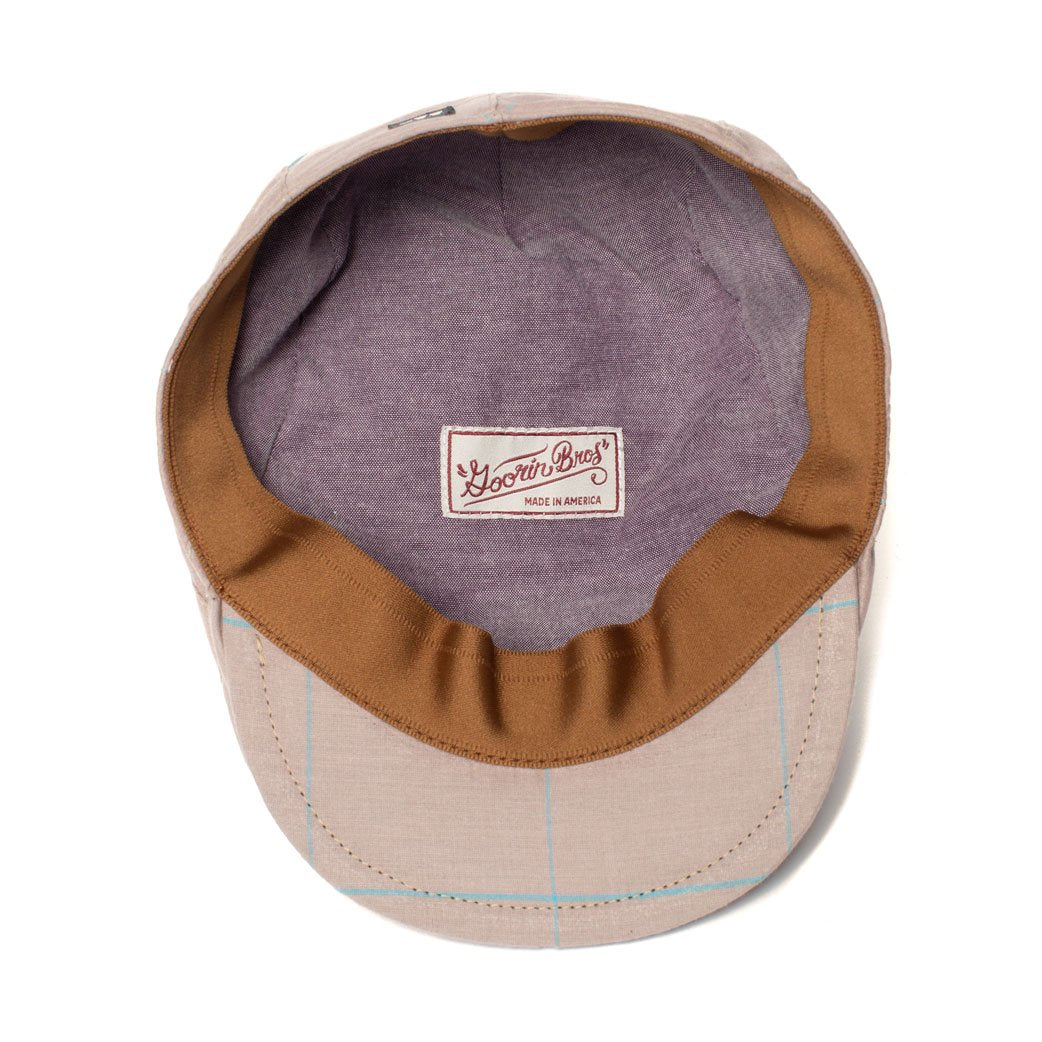 Goorin Bros. cocktail hour cotton ivy flatcap Pink under view