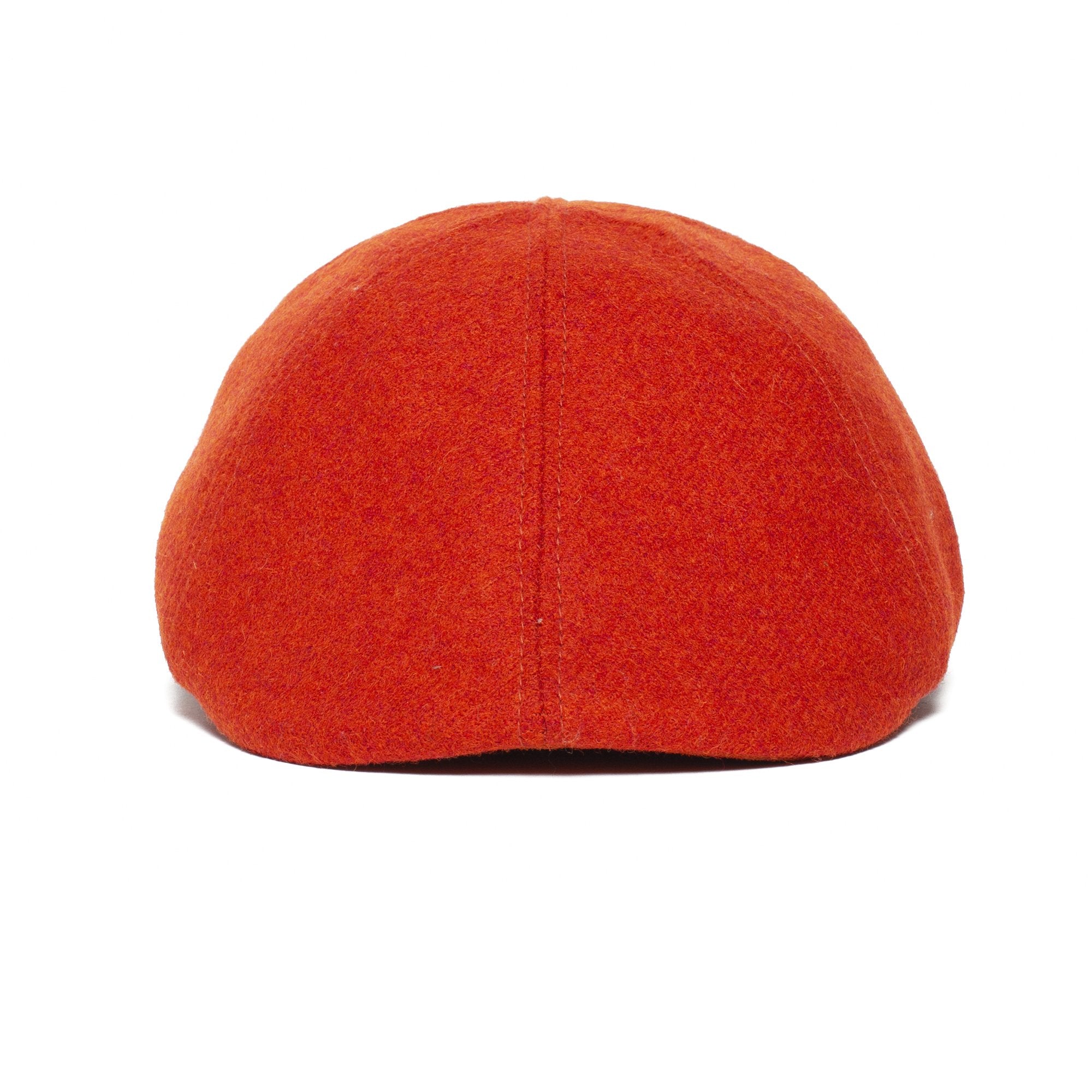 Goorin Bros. wrigley wool blend 6 panel duckbill flatcap Orange front view