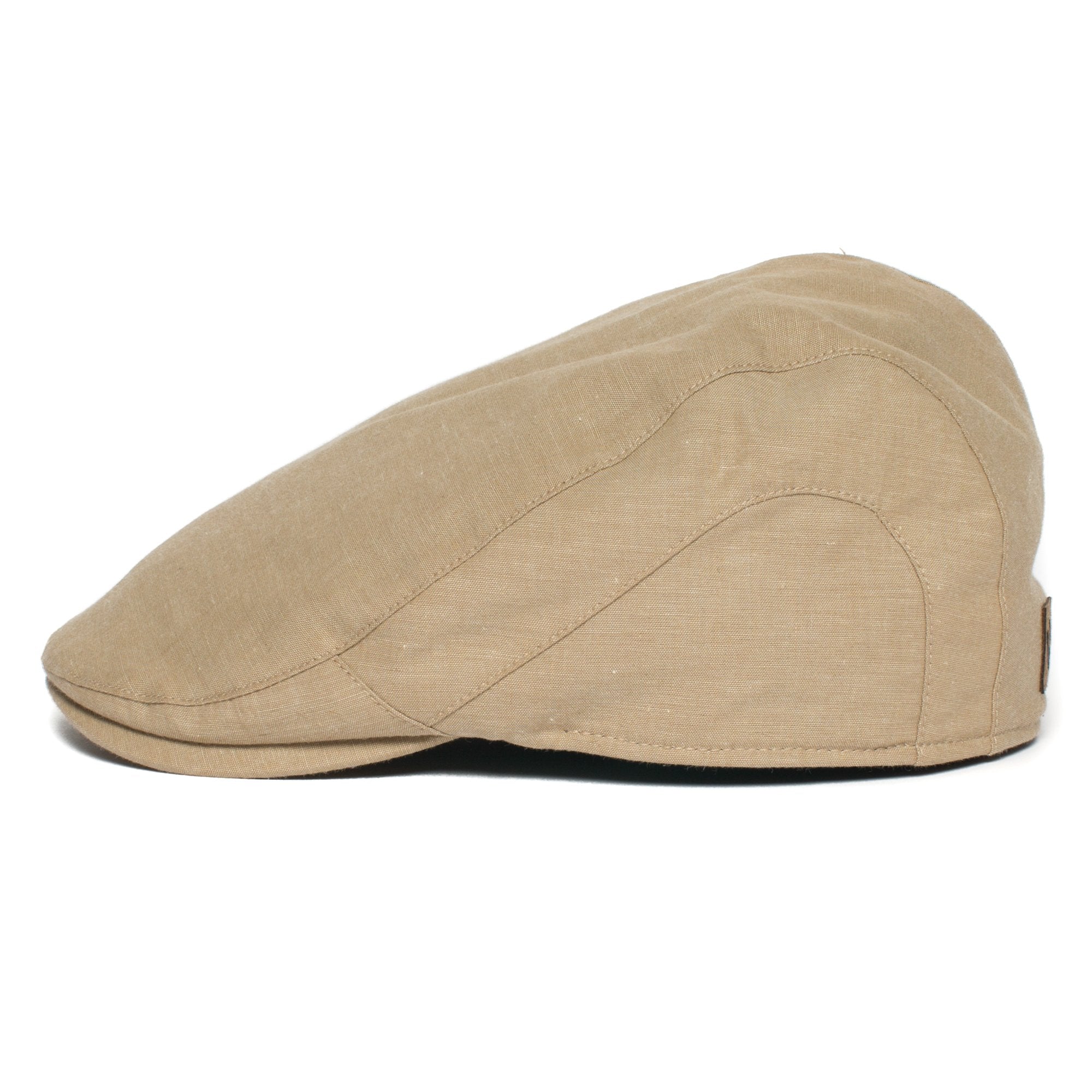 Goorin Bros. all about it cotton low profile ivy flatcap Khaki side view