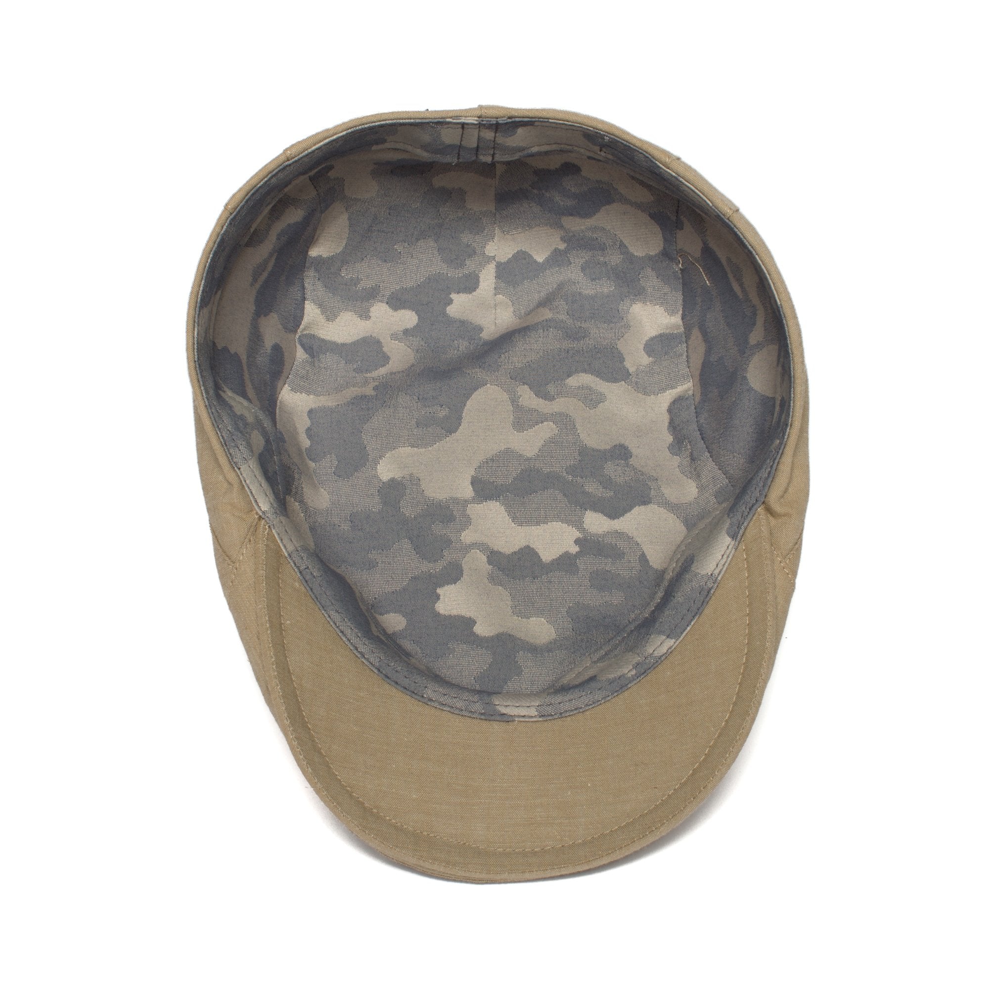 Goorin Bros. all about it cotton low profile ivy flatcap Khaki under view