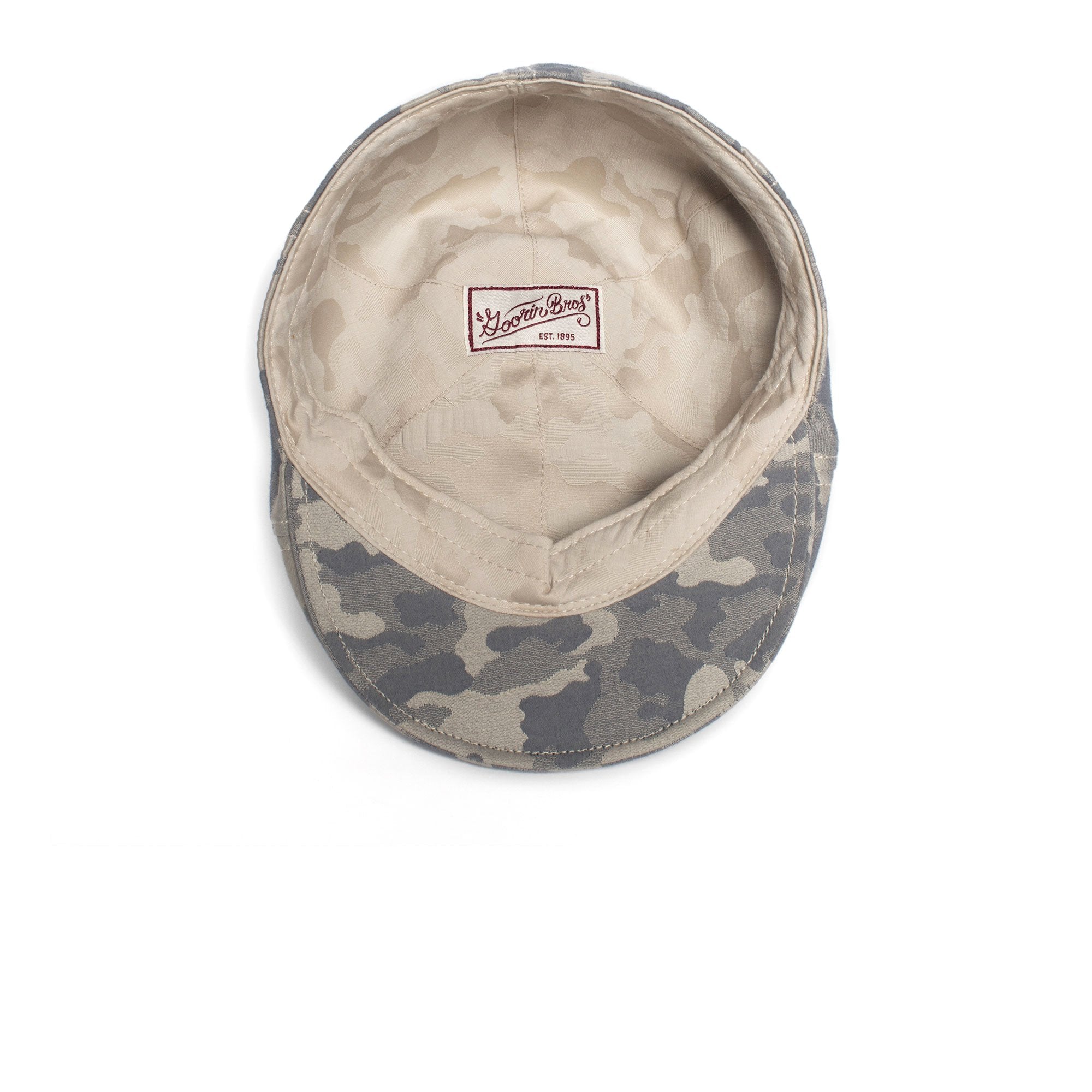 Goorin Bros. cloudy dreams polyester 6 panel duckbill flatcap Blue under view