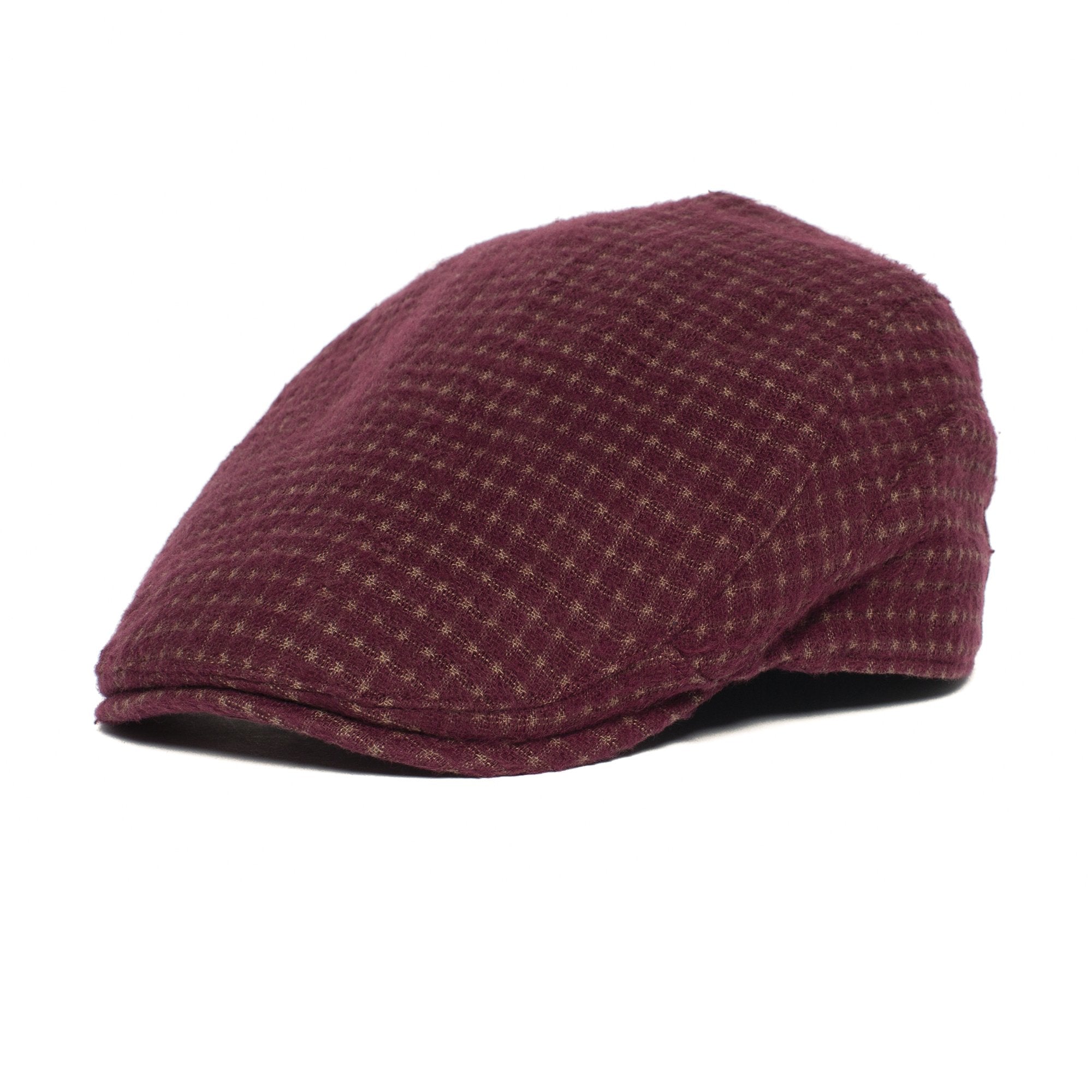 Goorin Bros. come over cotton low profile ivy flatcap Maroon left side view