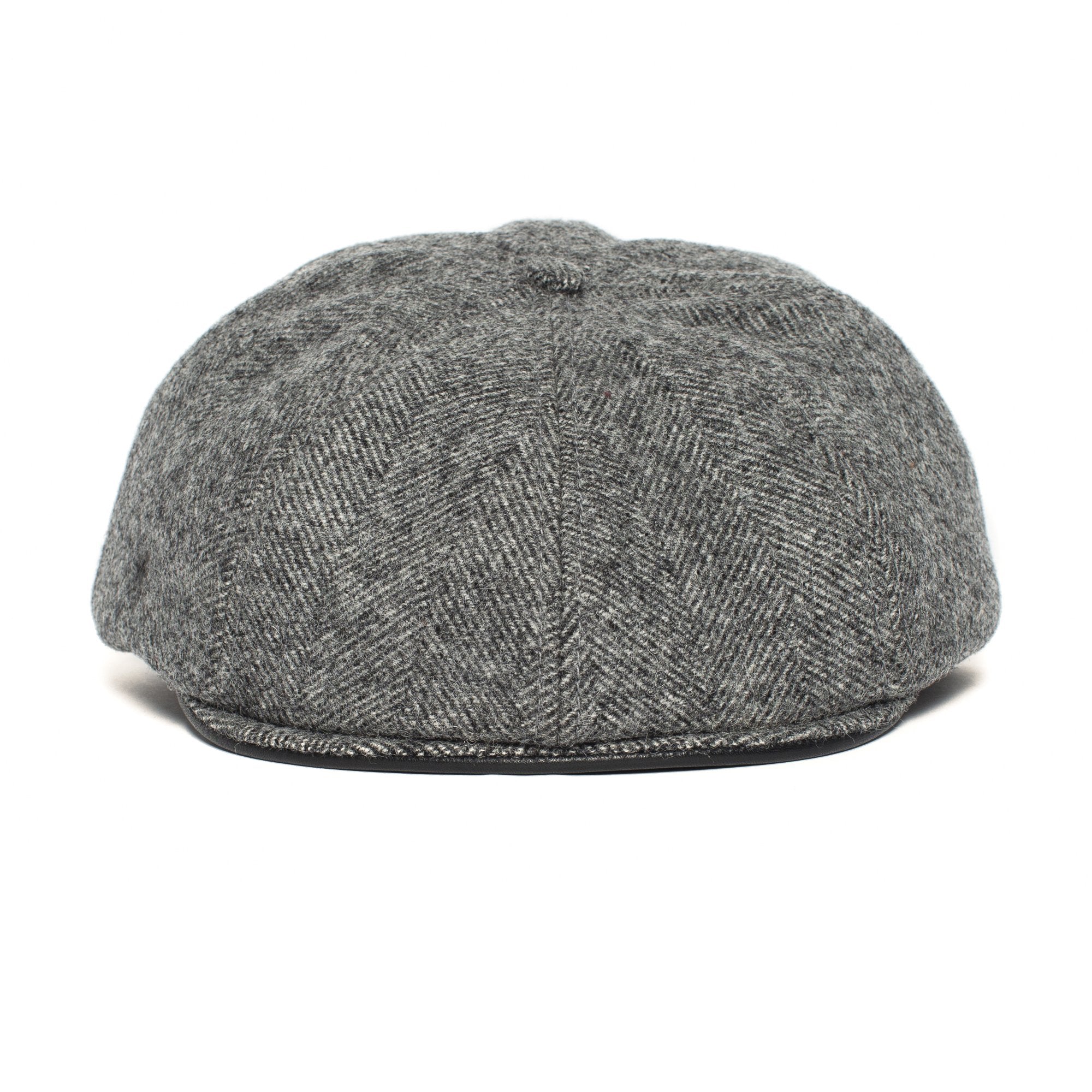 Goorin Bros. hard work wool blend ivy flatcap Black front view