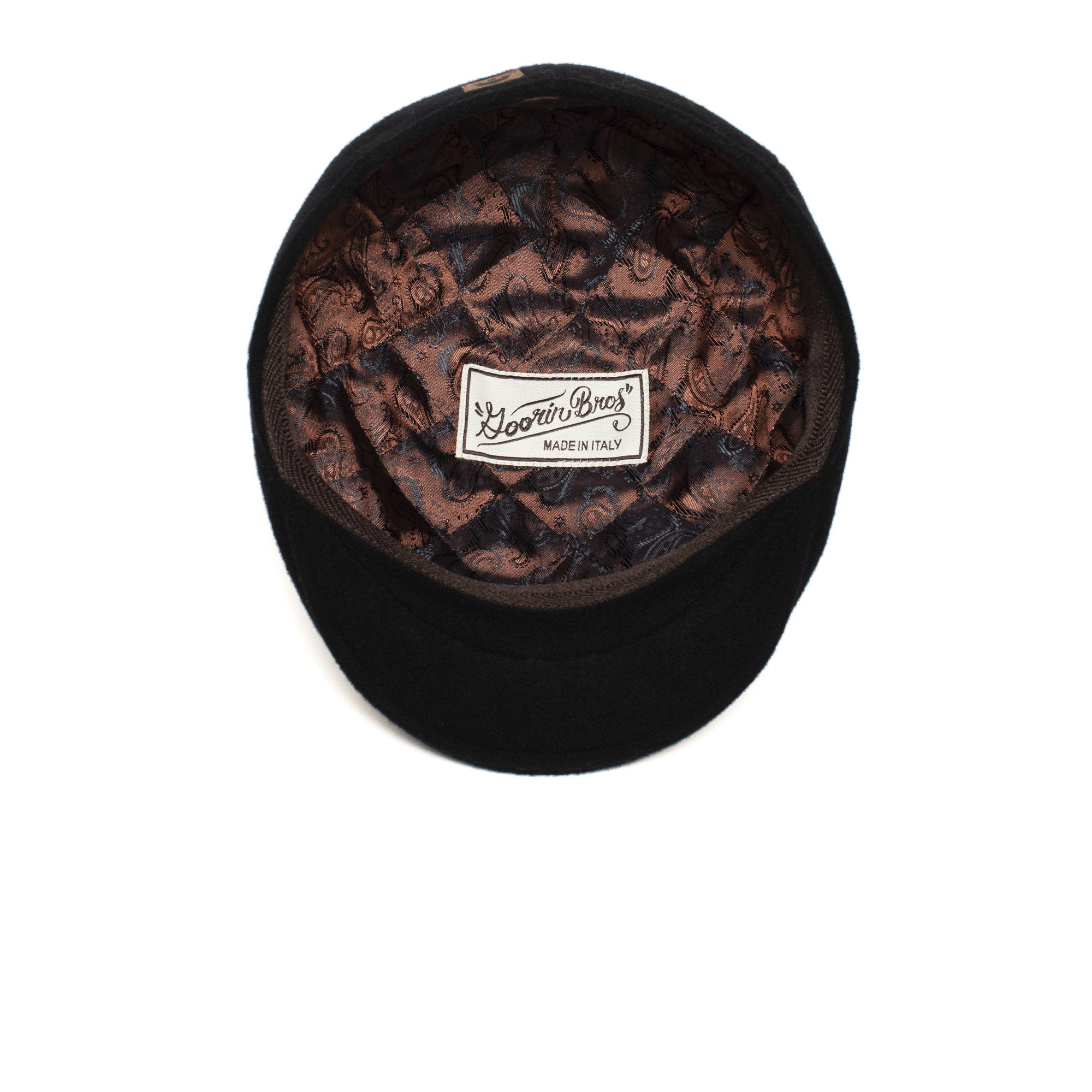 Goorin Bros. milan winters wool blend blocked ivy flatcap Black under view