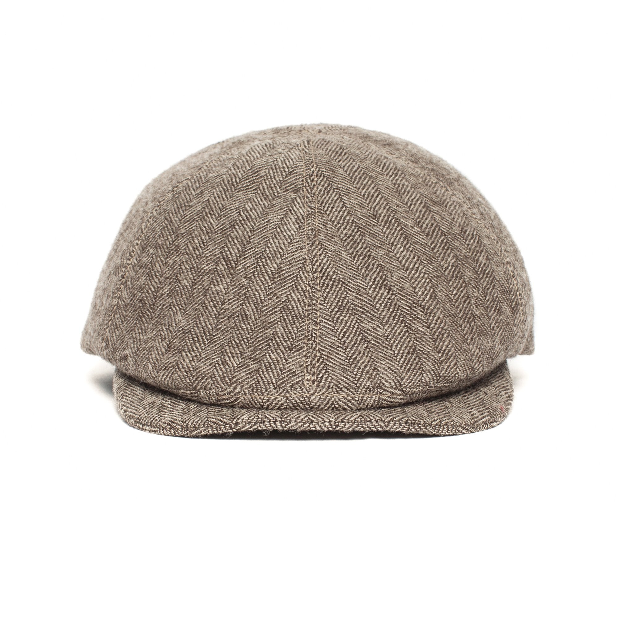 Goorin Bros. fly high cotton 6 panel duckbill flatcap Brown front view