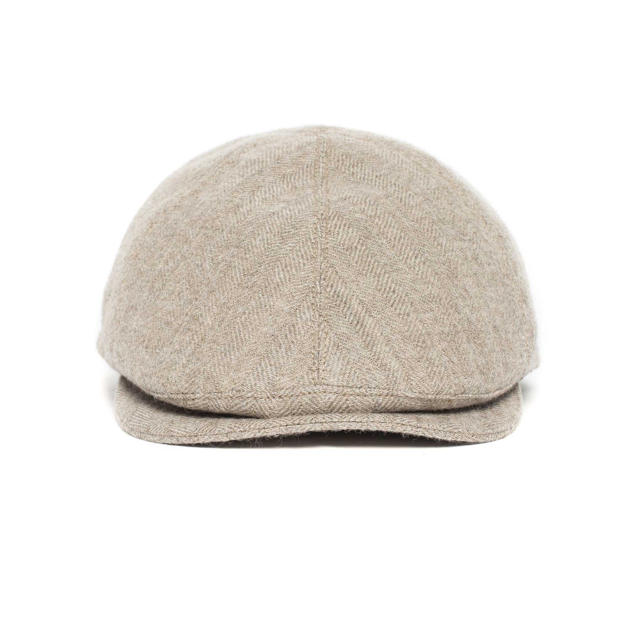 Goorin Bros. fly high cotton 6 panel duckbill flatcap Tan front view