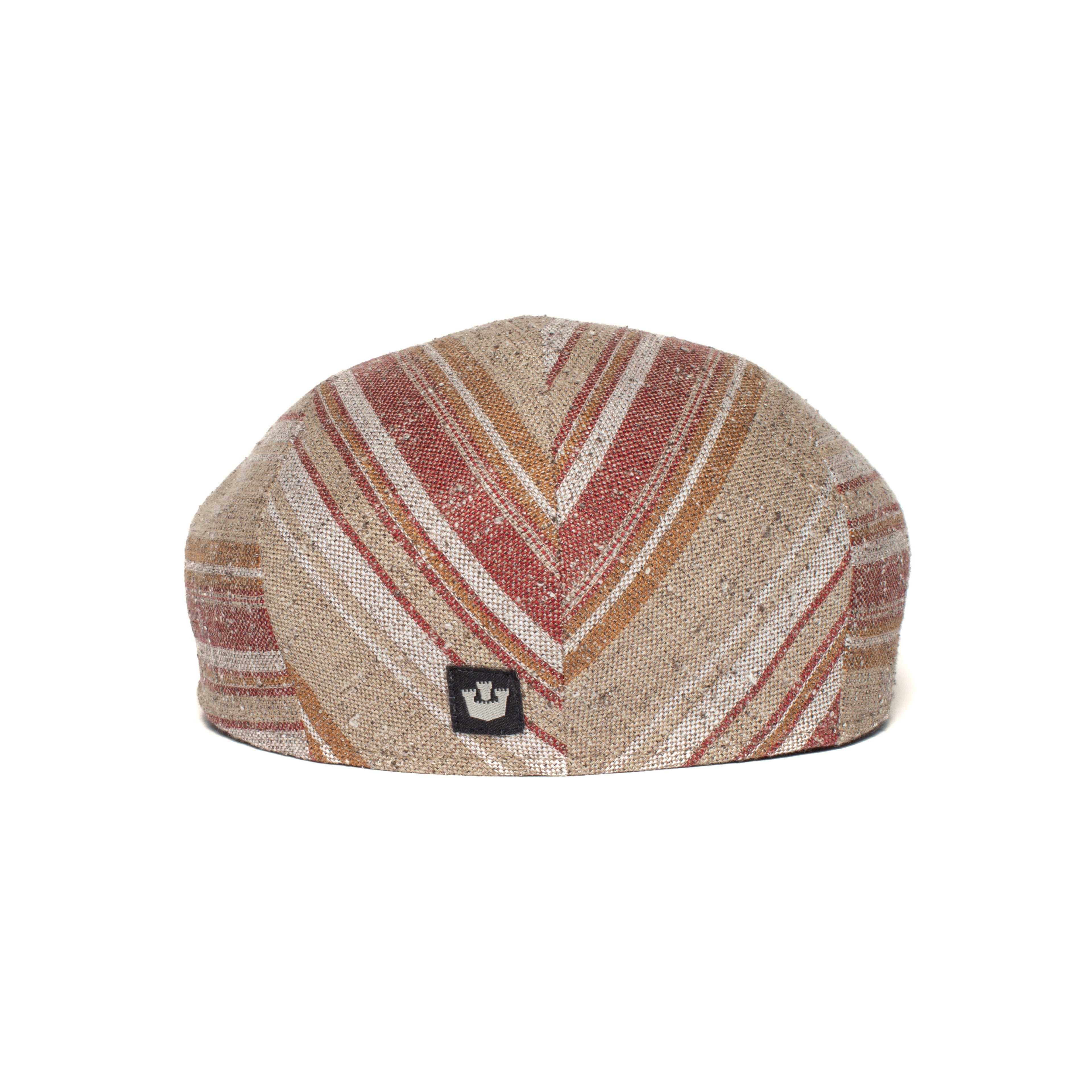 Goorin Bros. capri summers linen fitted ivy flatcap Tan back view