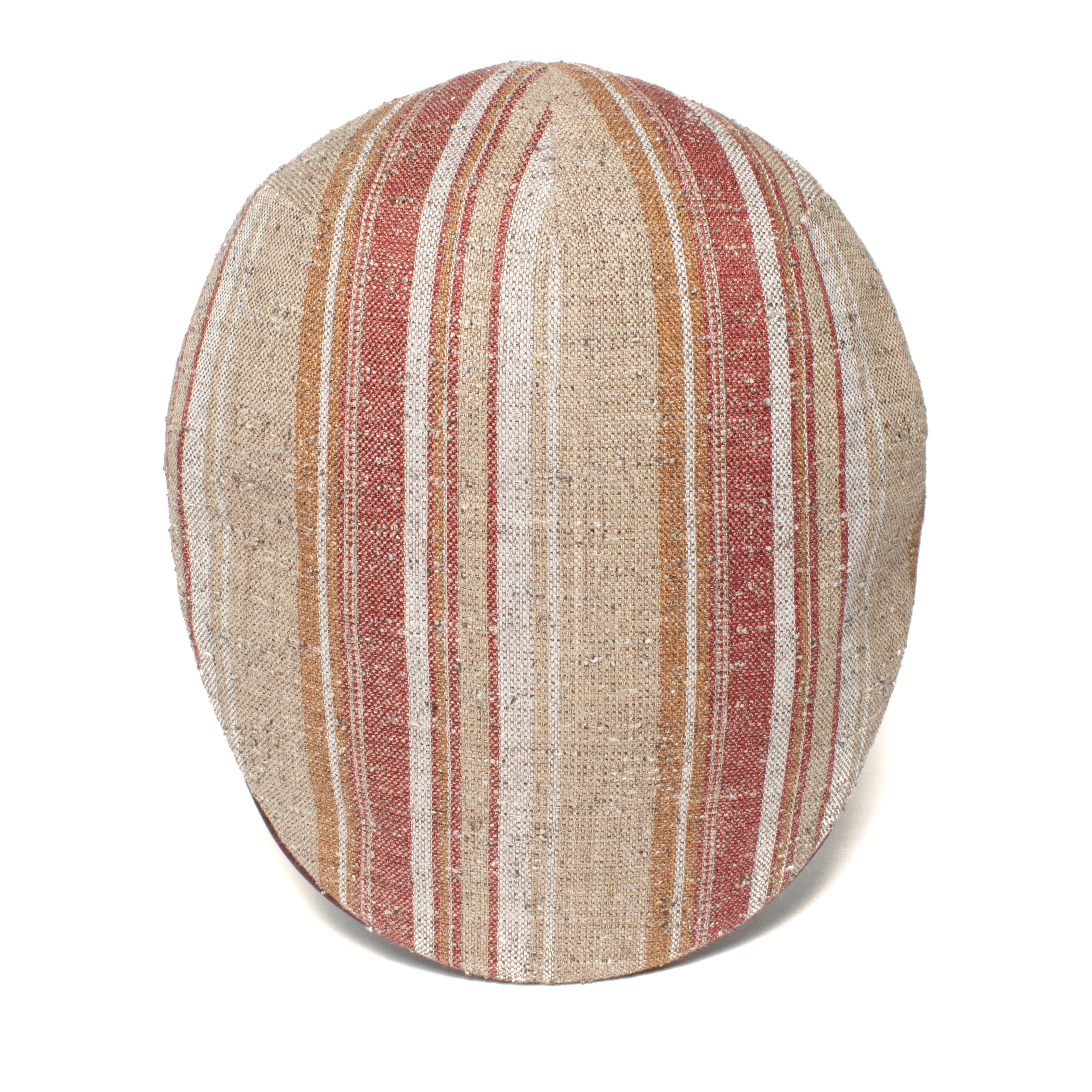 Goorin Bros. capri summers linen fitted ivy flatcap Tan top view