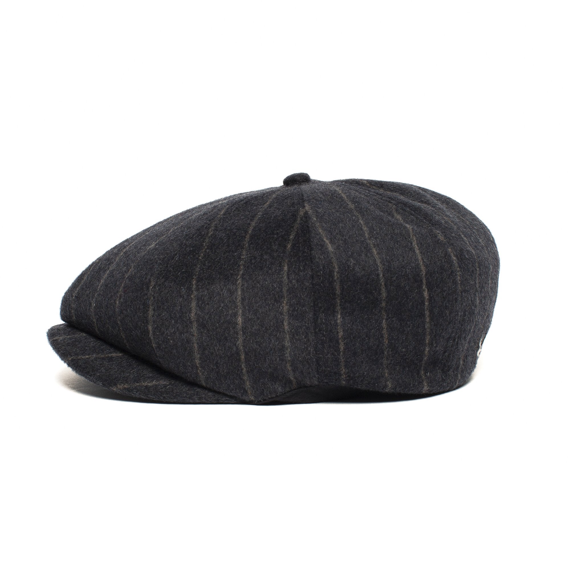 Goorin Bros. leaf me alone wool blend gatsby flatcap Charcoal side view