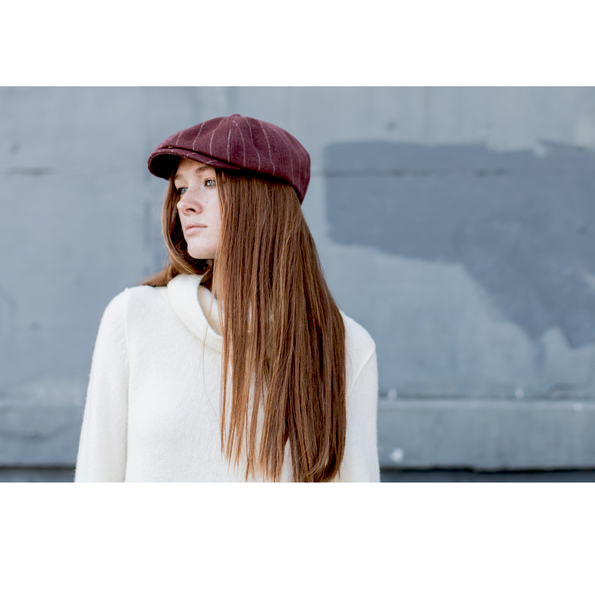Goorin Bros. leaf me alone wool blend gatsby flatcap Rose womens styling