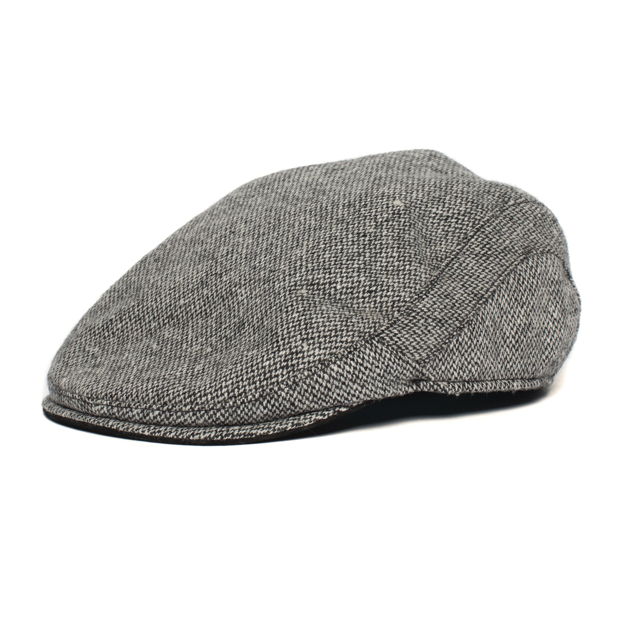 Goorin Bros. uncle steve wool blend 6 panel ivy flatcap Black left side view