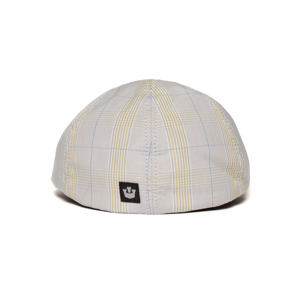 Goorin Bros. billy babe cotton 6 panel ivy flatcap Light Grey back view