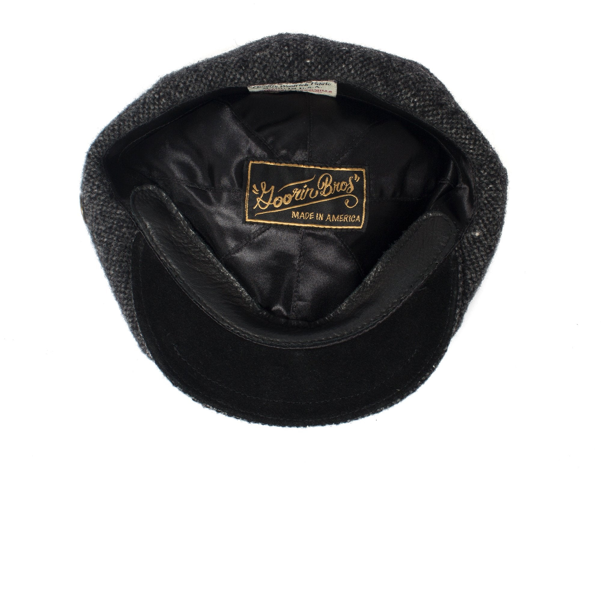 Goorin Bros. sammy wool blend gatsby flatcap Charcoal under view