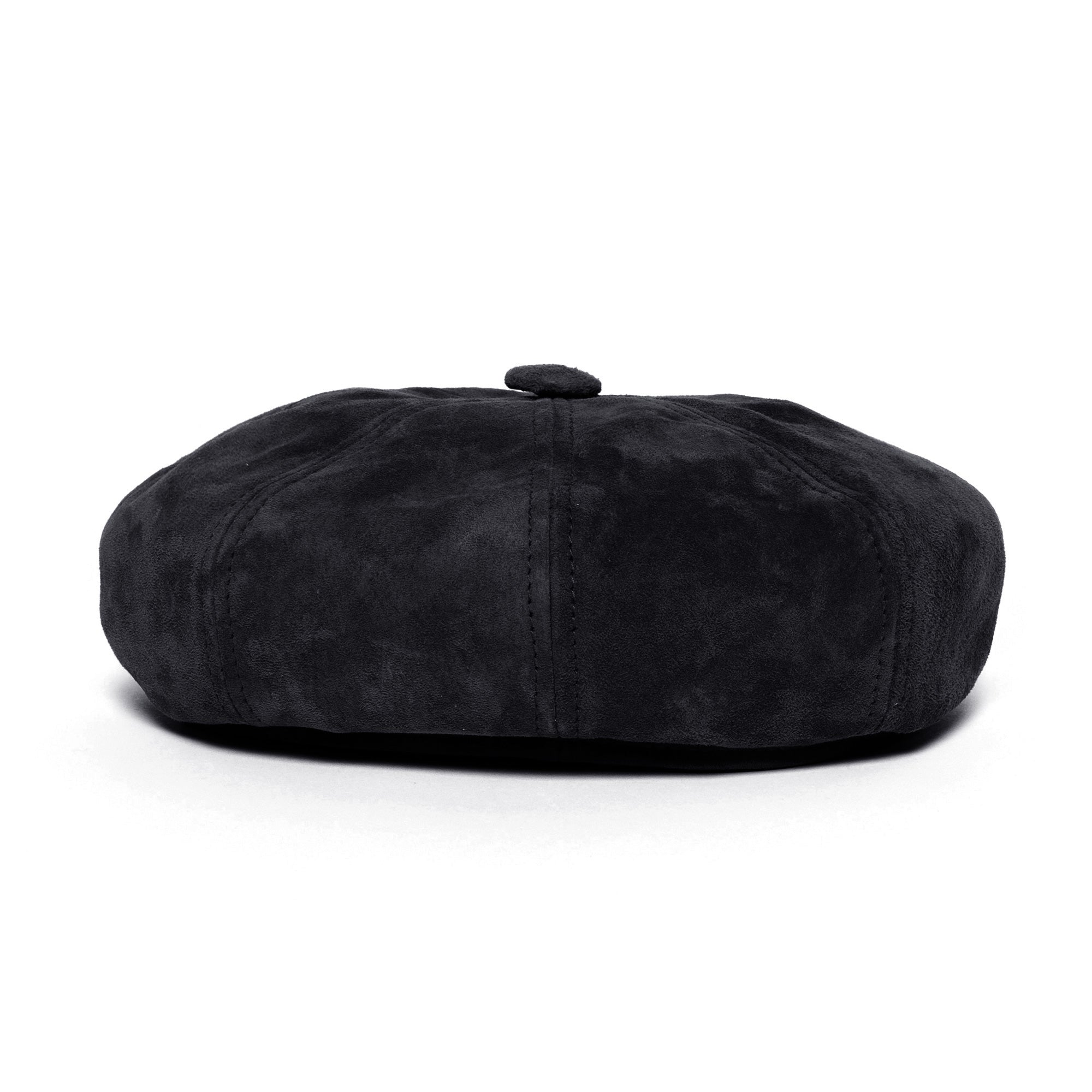 Goorin Bros. ruthy leather cabbie Black back view