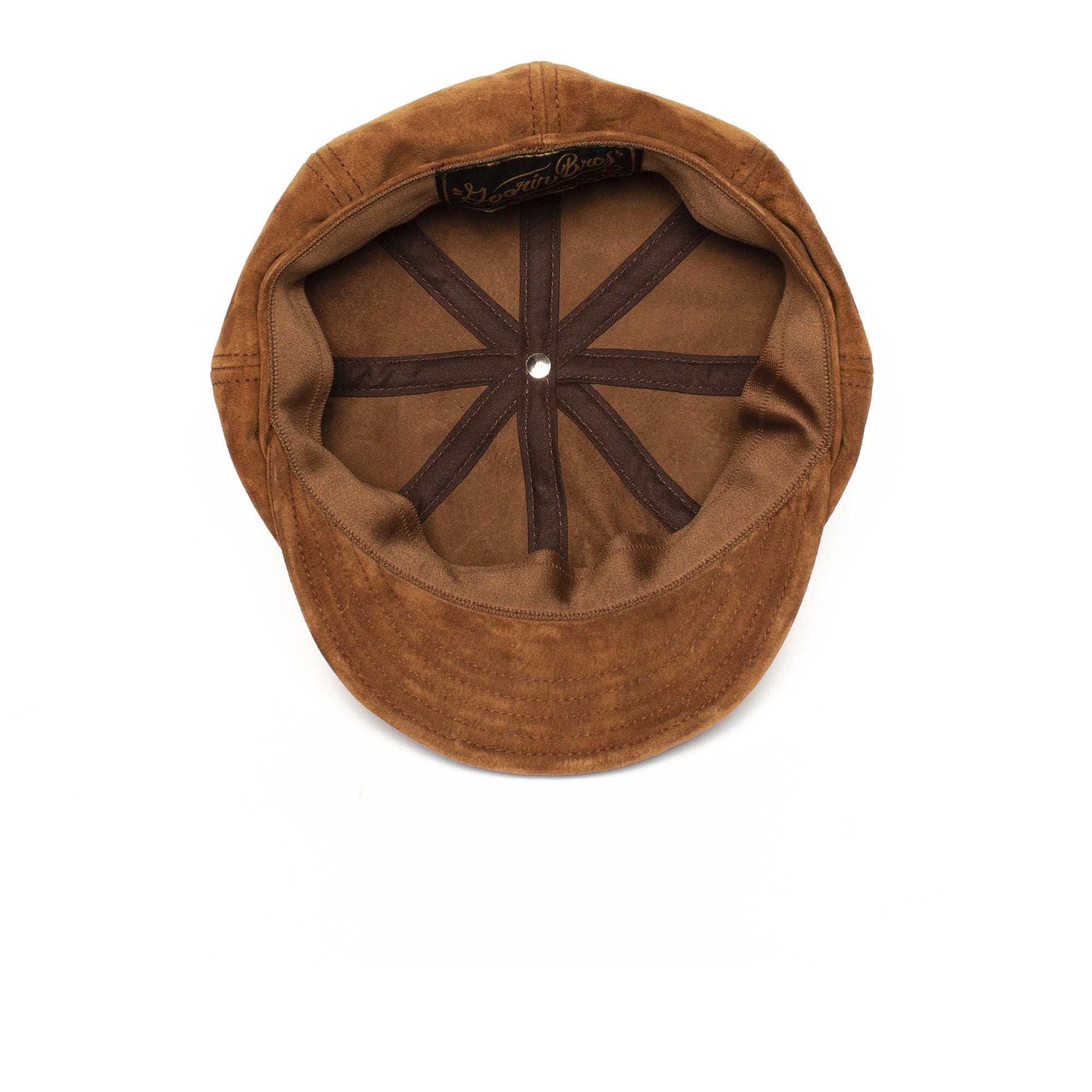 Goorin Bros. ruthy leather cabbie Tan under view