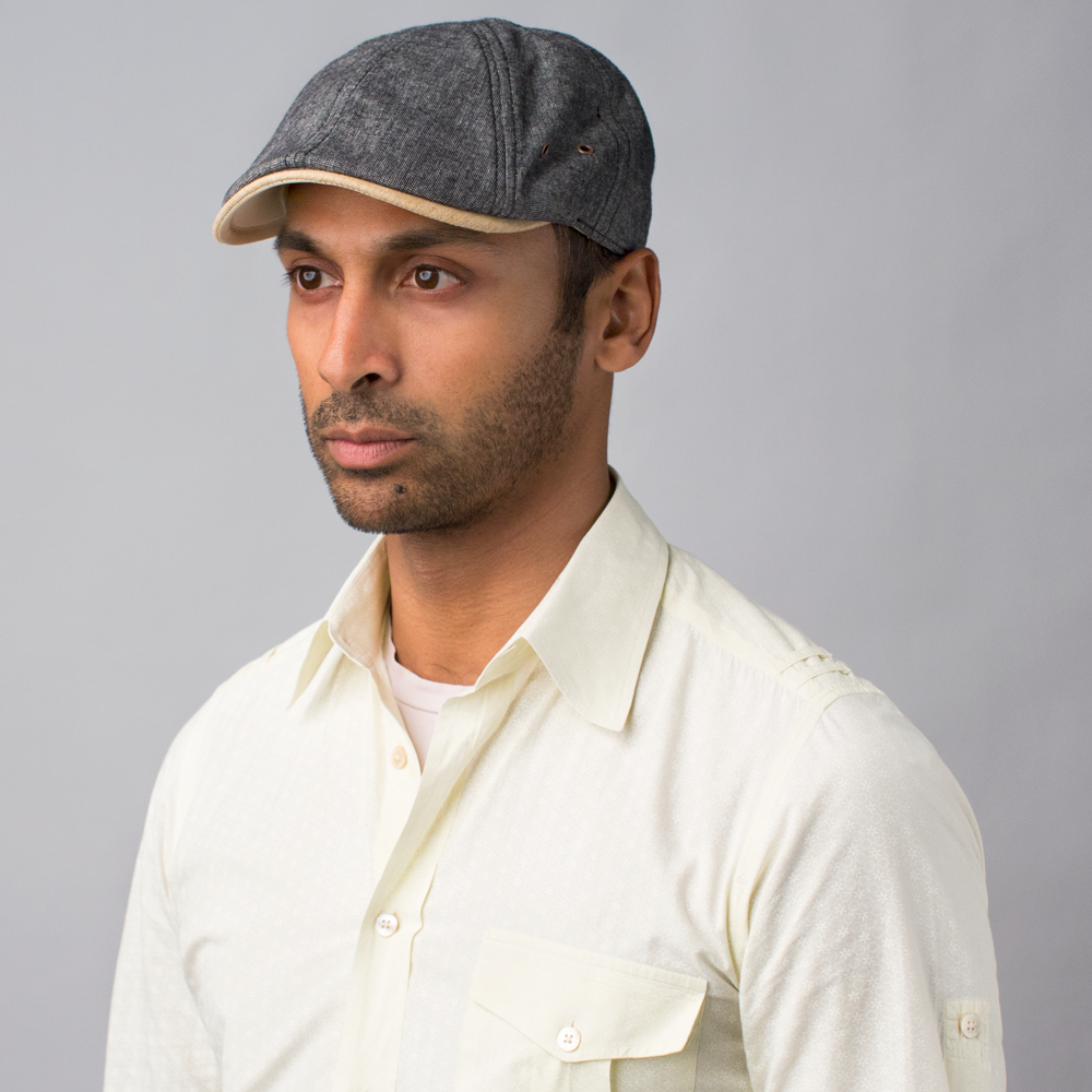 Goorin Bros. kamogawa cotton ivy flatcap Navy mens styling
