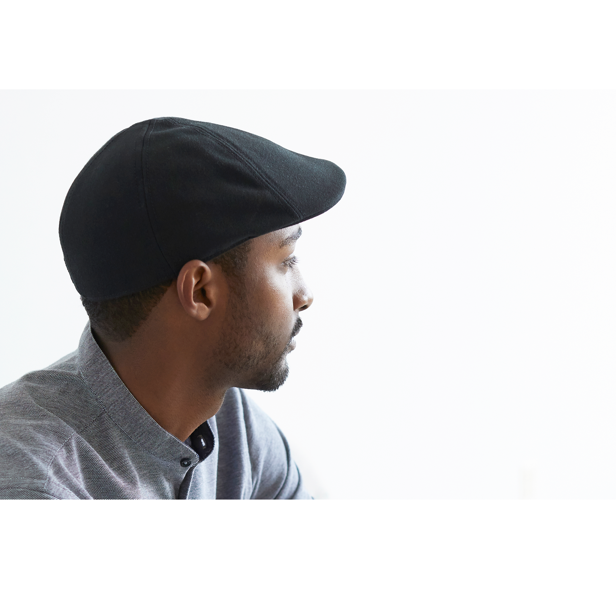 Goorin Bros. old town acrylic duckbill ivy flatcap Black mens styling