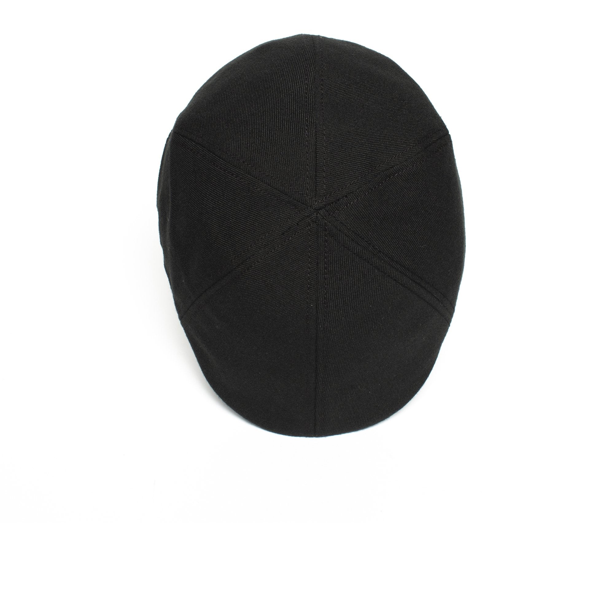 Goorin Bros. old town acrylic duckbill ivy flatcap Black top view