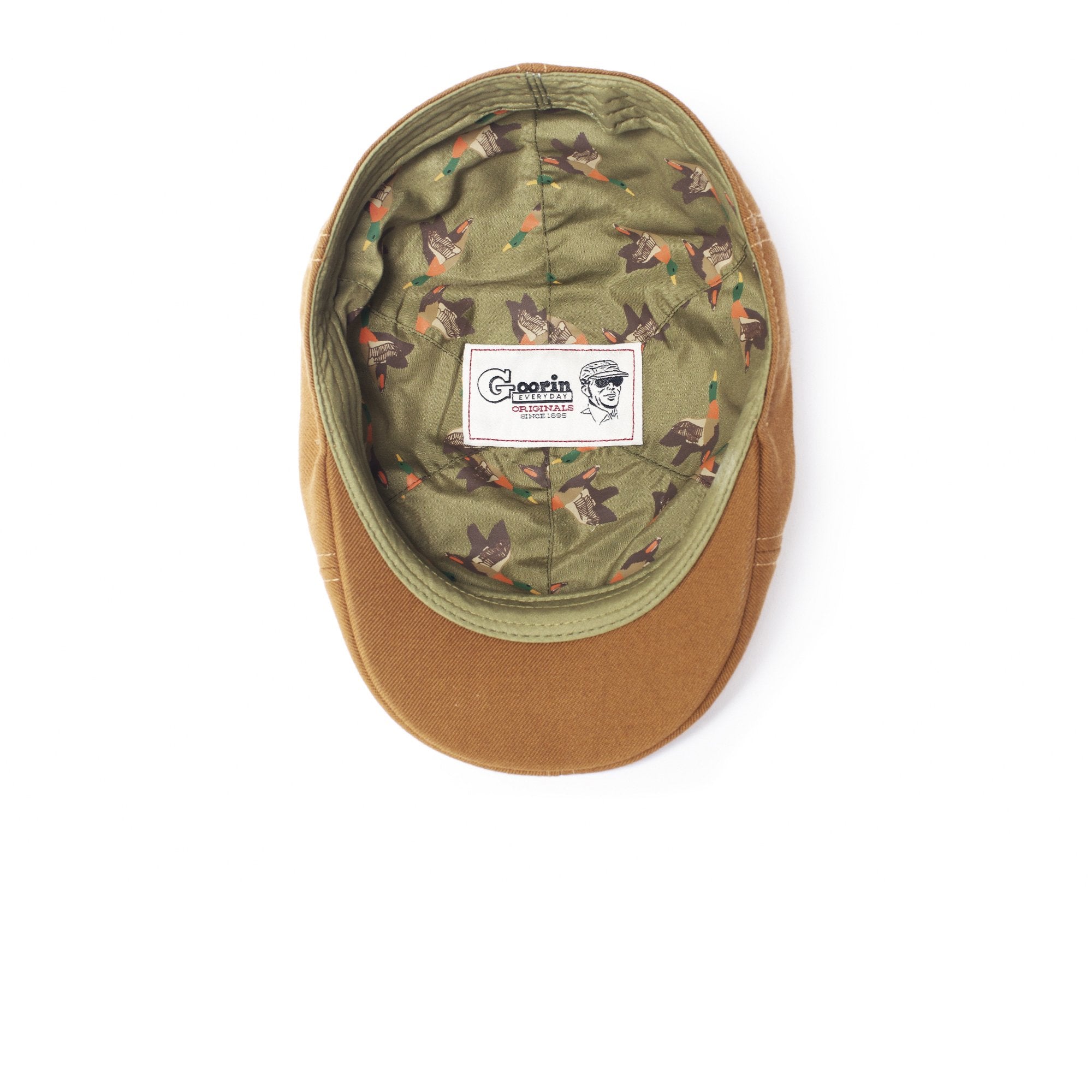 Goorin Bros. old town acrylic duckbill ivy flatcap Brown under view