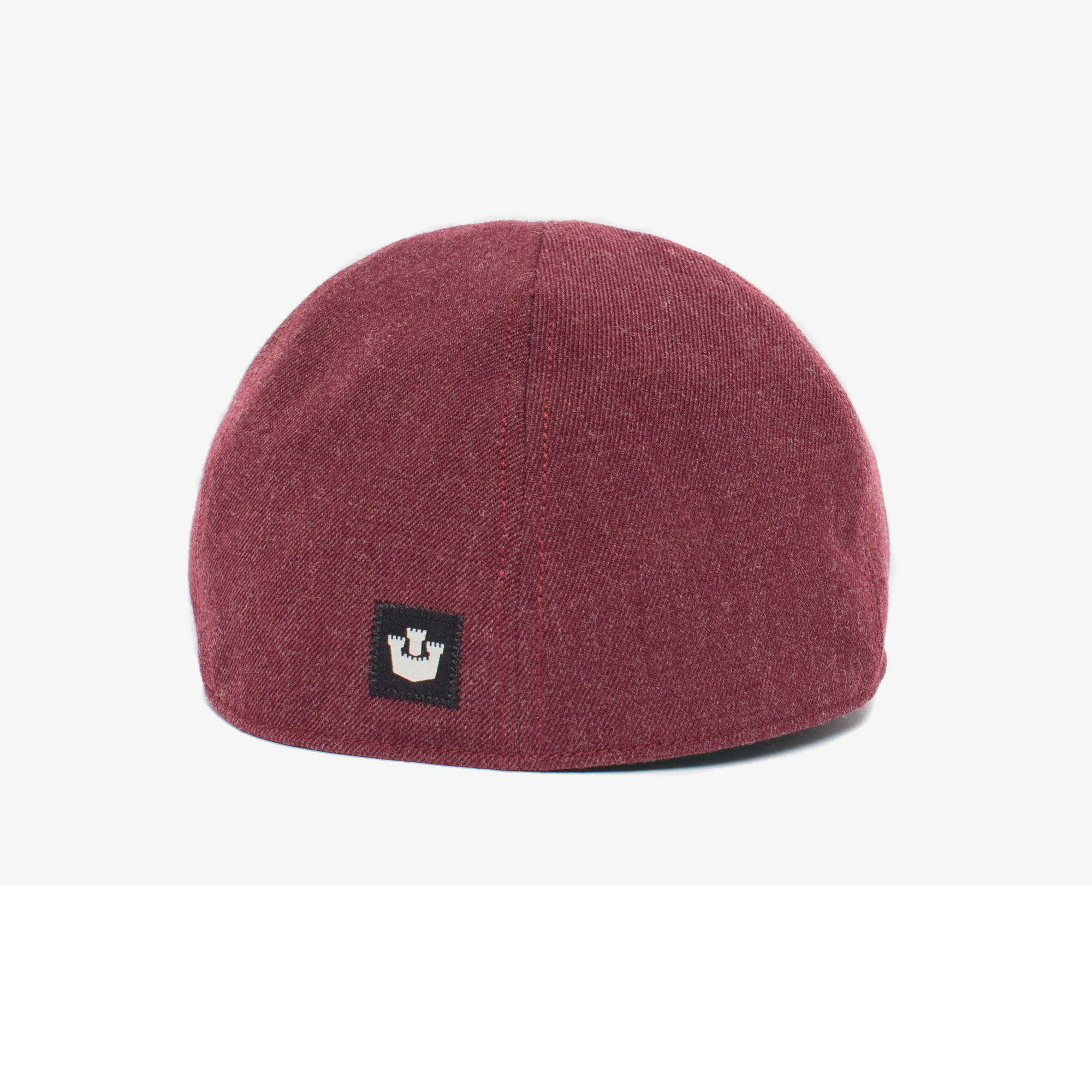 Goorin Bros. old town acrylic duckbill ivy flatcap Burgundy back view