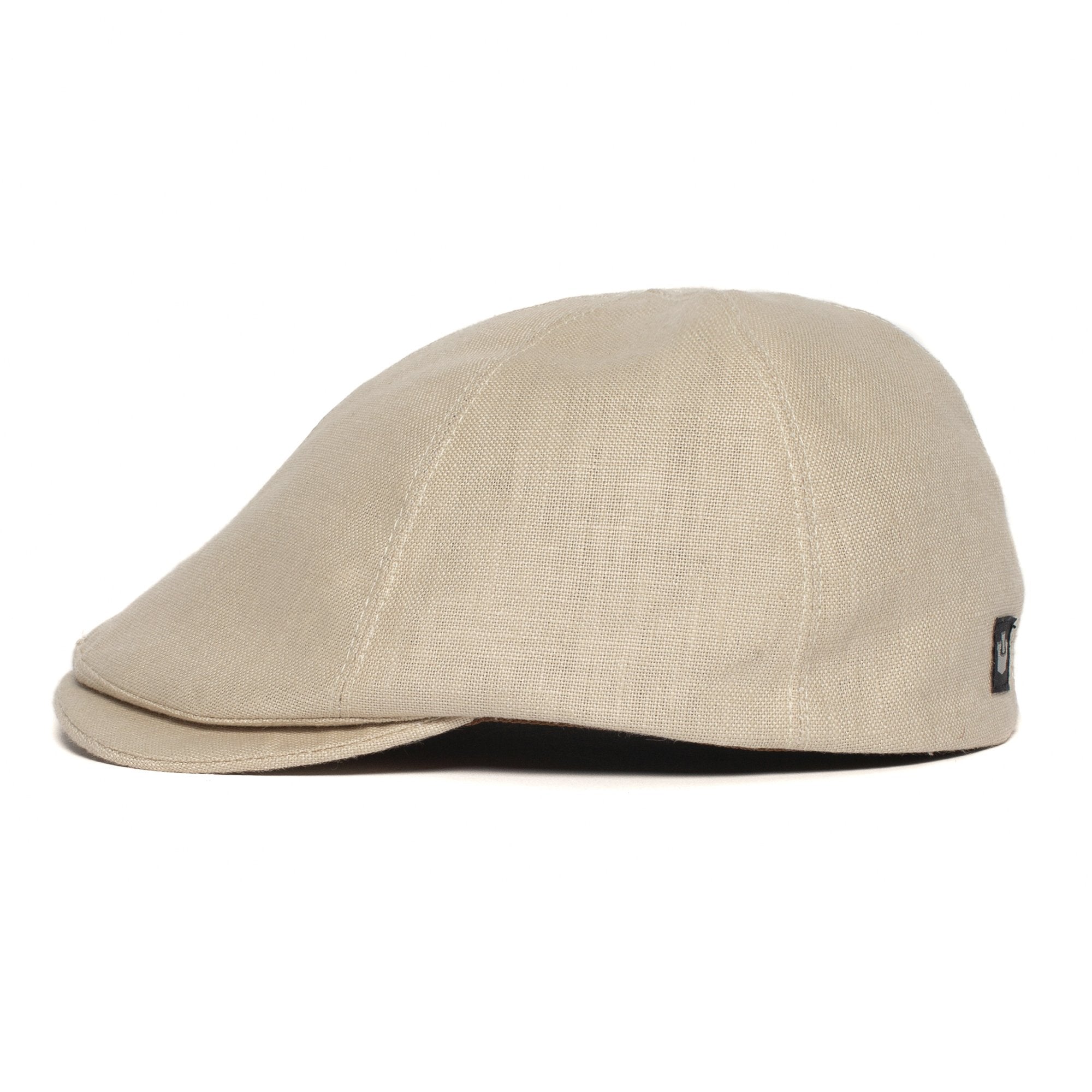 Goorin Bros. benjamin paul linen duckbill ivy flatcap Natural side view