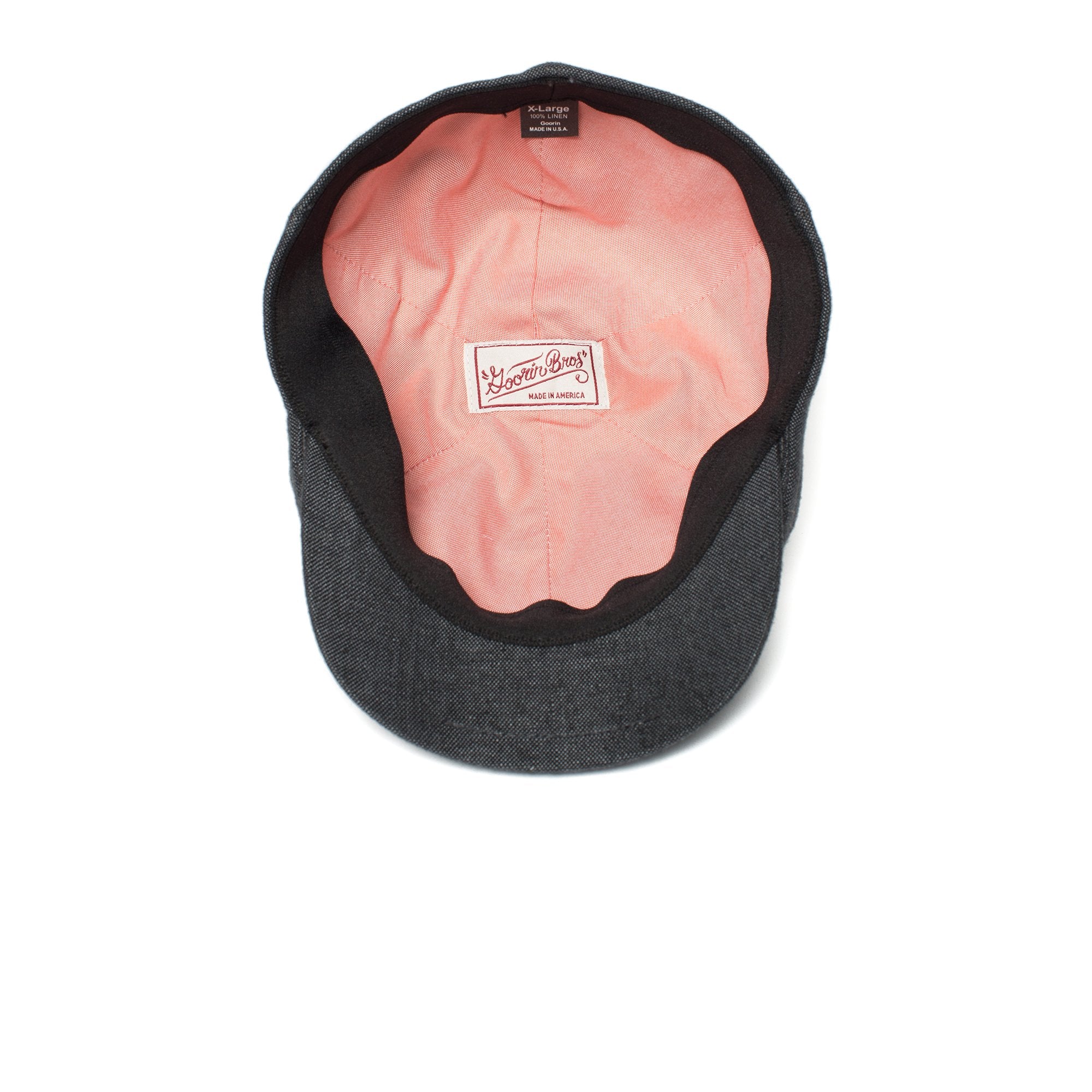 Goorin Bros. benjamin paul linen duckbill ivy flatcap Navy under view