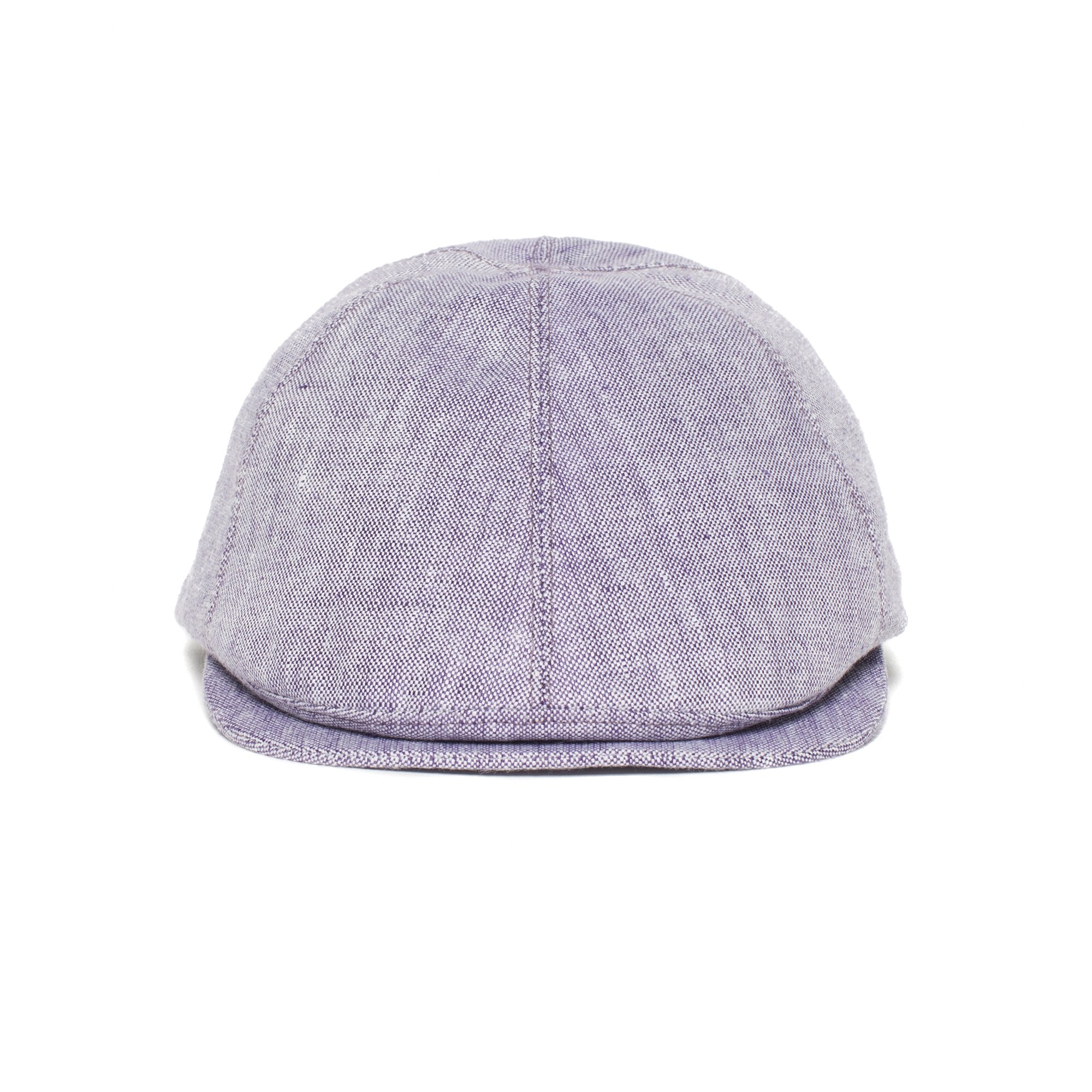Goorin Bros. benjamin paul linen duckbill ivy flatcap Purple front view
